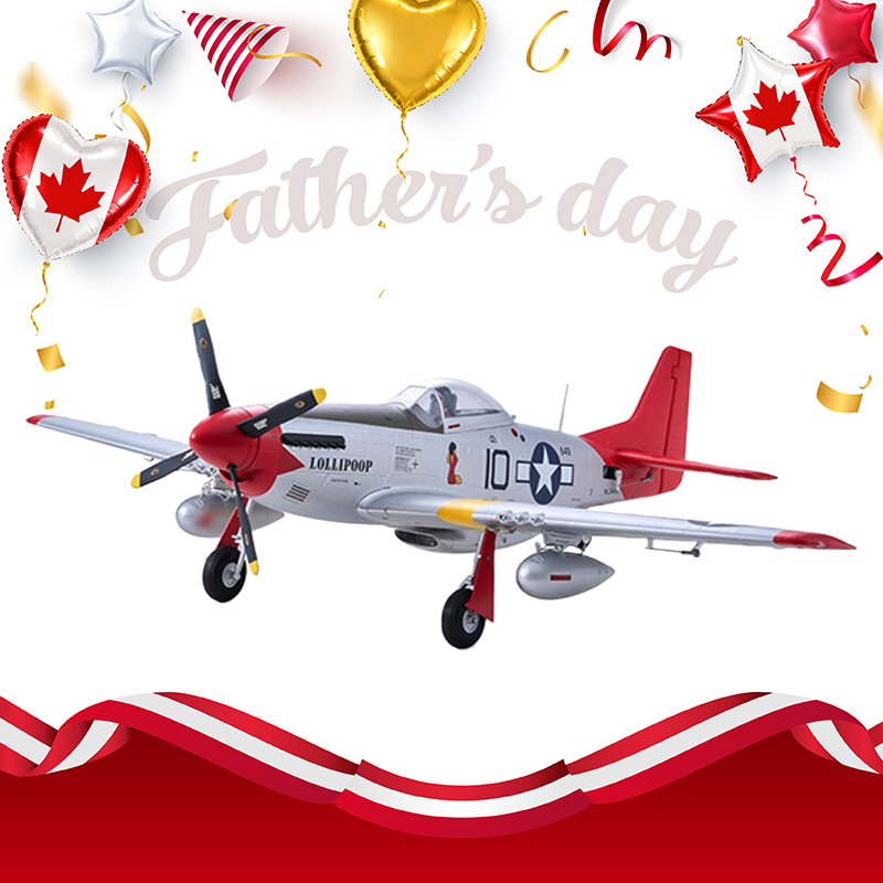 Arrows 850mm P-51D Mustang with Vector Flight Stabilization System RTF(Only Shipped to Canada)