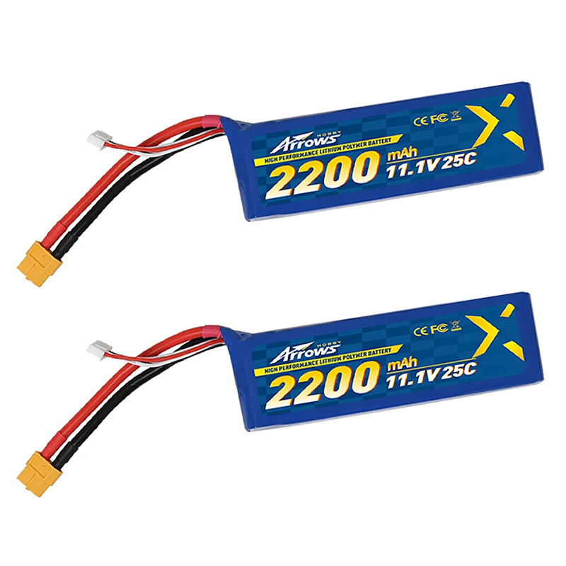 LiPo Battery 11.1V 2200mAh 25C 3S with XT60