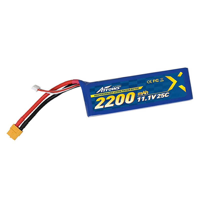 LiPo Battery 11.1V 2200mAh 25C 3S with XT60