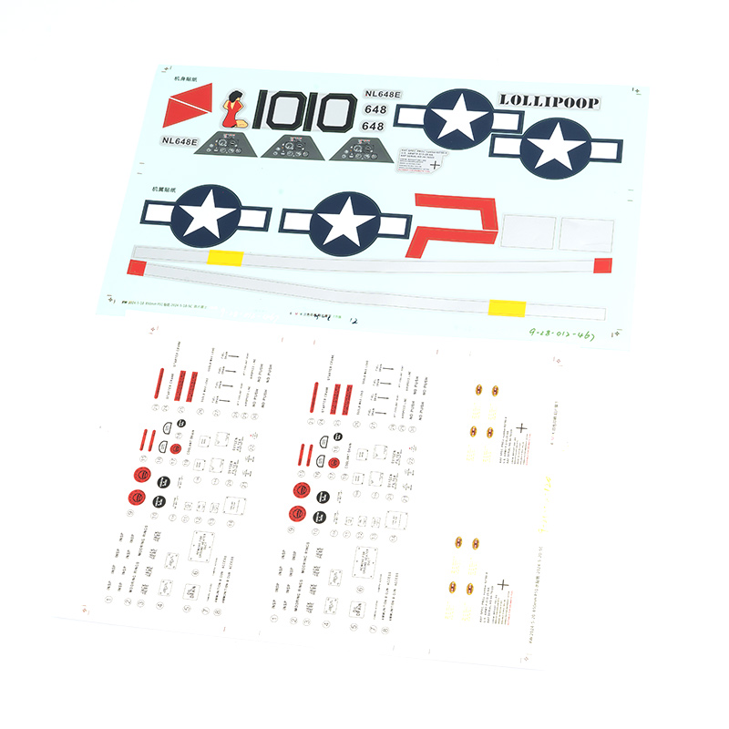 Decal Set: 850mm P-51D Mustang