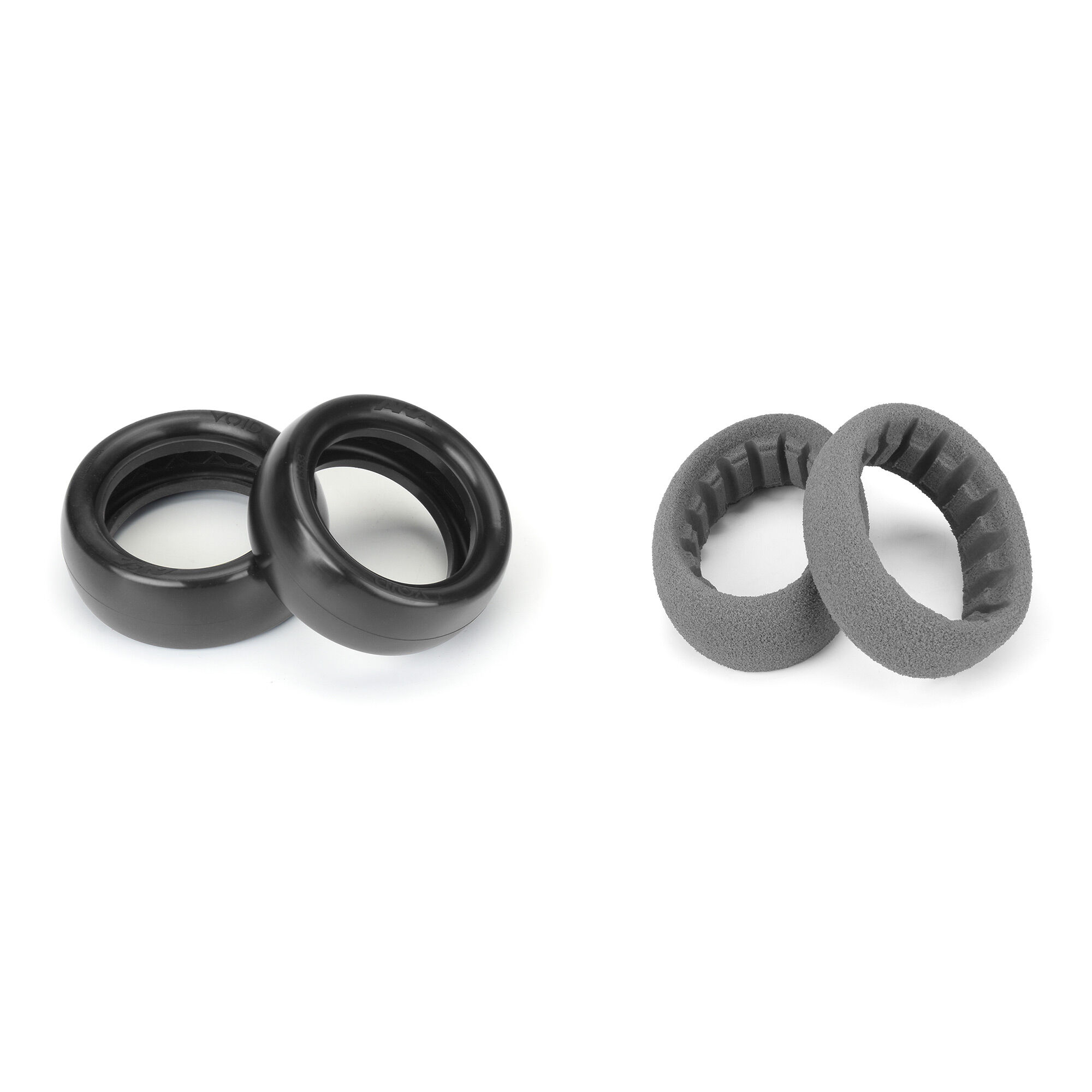 AKA PRODUCTS, INC. 1:10 Void Clay 2WD/4WD Front 2.2" Off-Road Buggy Tires (2)-AKA13333CR