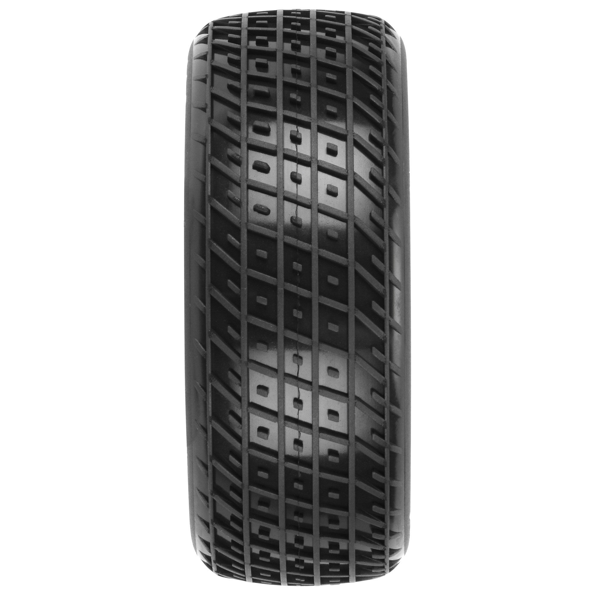 AKA PRODUCTS, INC. 1:10 Array Clay 2WD/4WD Front 2.2" Dirt Oval Tires (2)-AKA13334CR