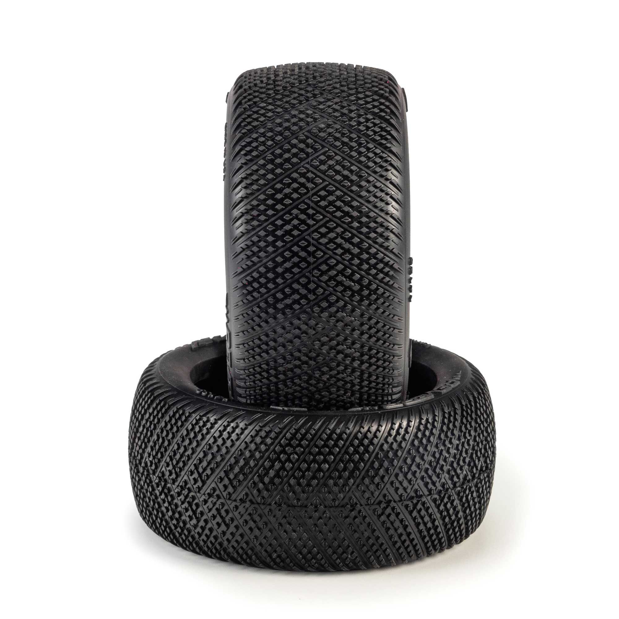 AKA PRODUCTS, INC. 1:8 Reverb Soft Long Wear Front/Rear 4.0" Off-Road Truck Tires (2)-AKA14139XR