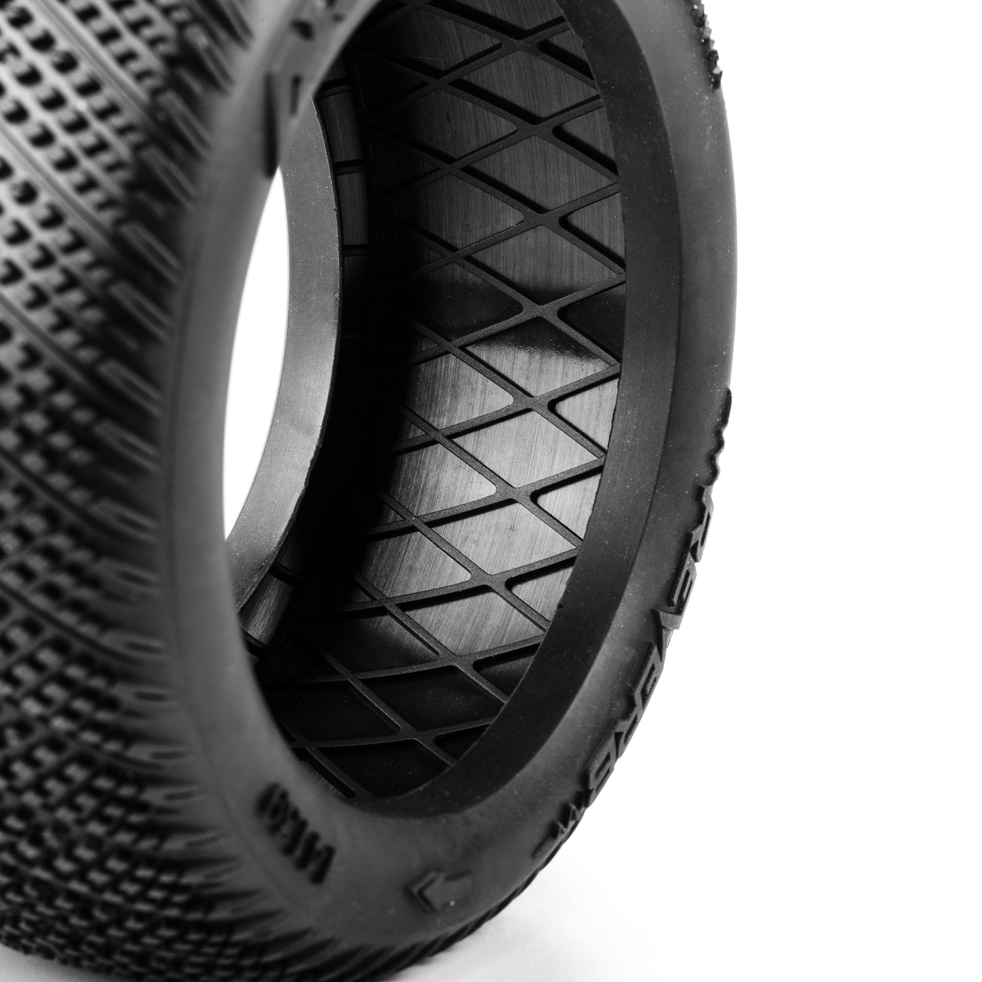 AKA PRODUCTS, INC. 1:8 Reverb Soft Long Wear Front/Rear 4.0" Off-Road Truck Tires (2)-AKA14139XR