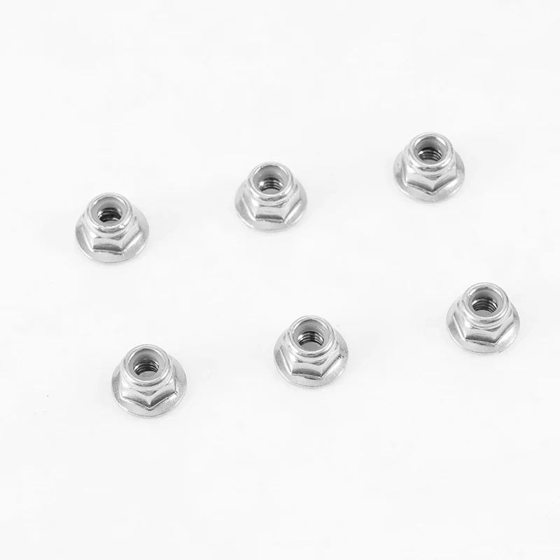 1:10 F100 Nylon Flange Lock Nuts M4