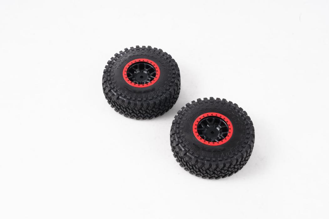 Tires Set(Red,2 Pairs) For 1:18 FSC18 Ford Bronco