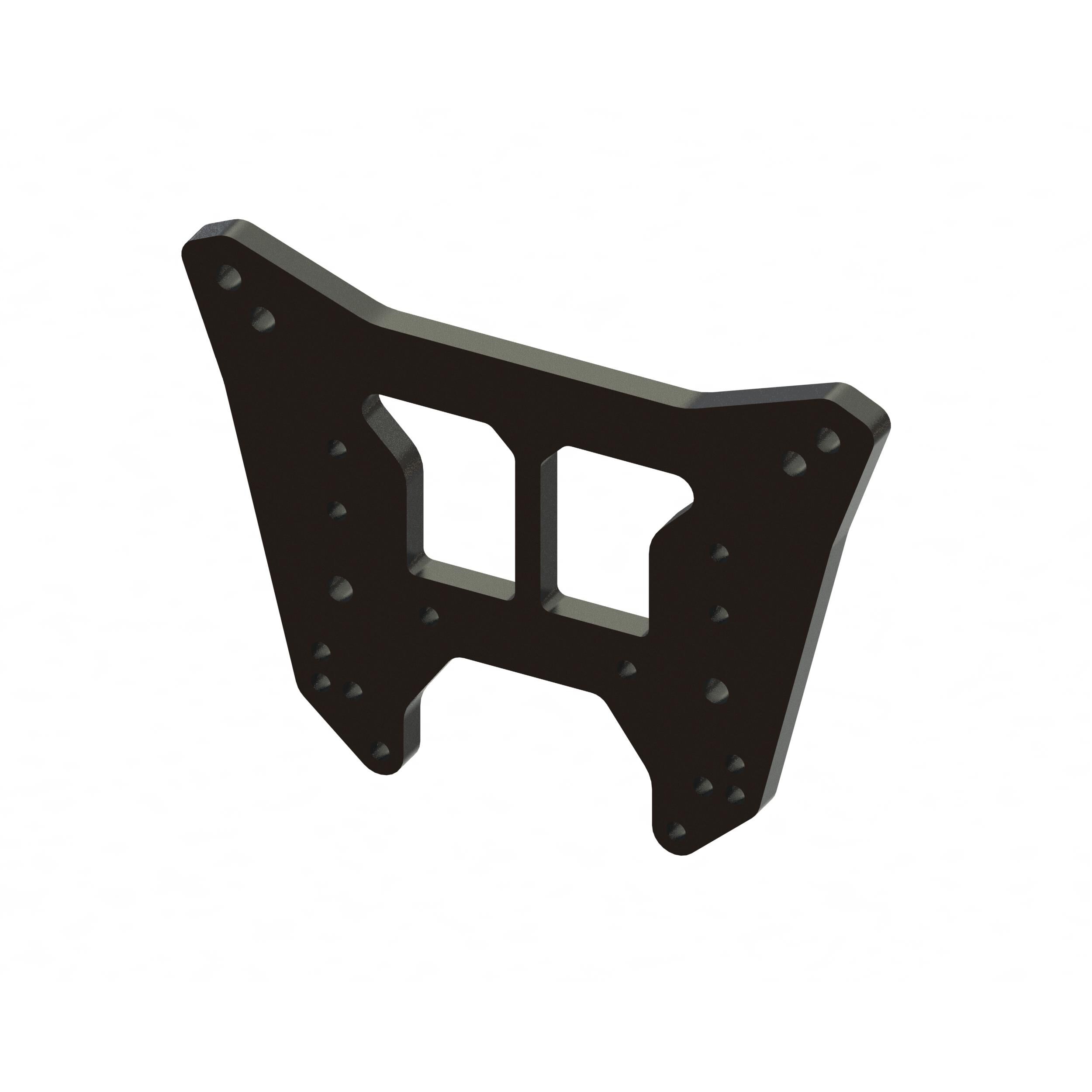 ARRMA Rear Shock Tower Aluminum M4, Black-ARA-1521