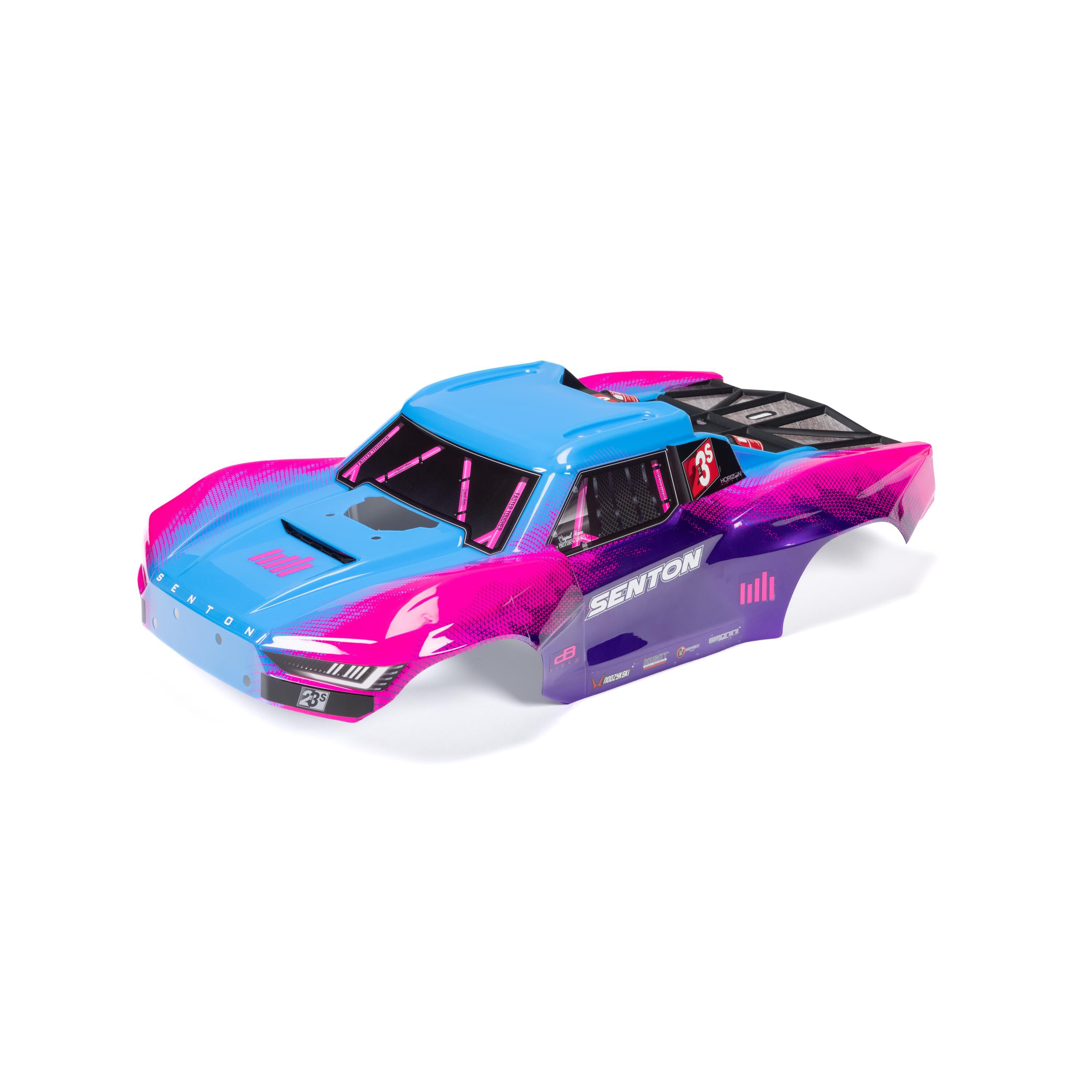 ARRMA SENTON Clipless Painted Decaled Trimmed Body, Blue-ARA-1627