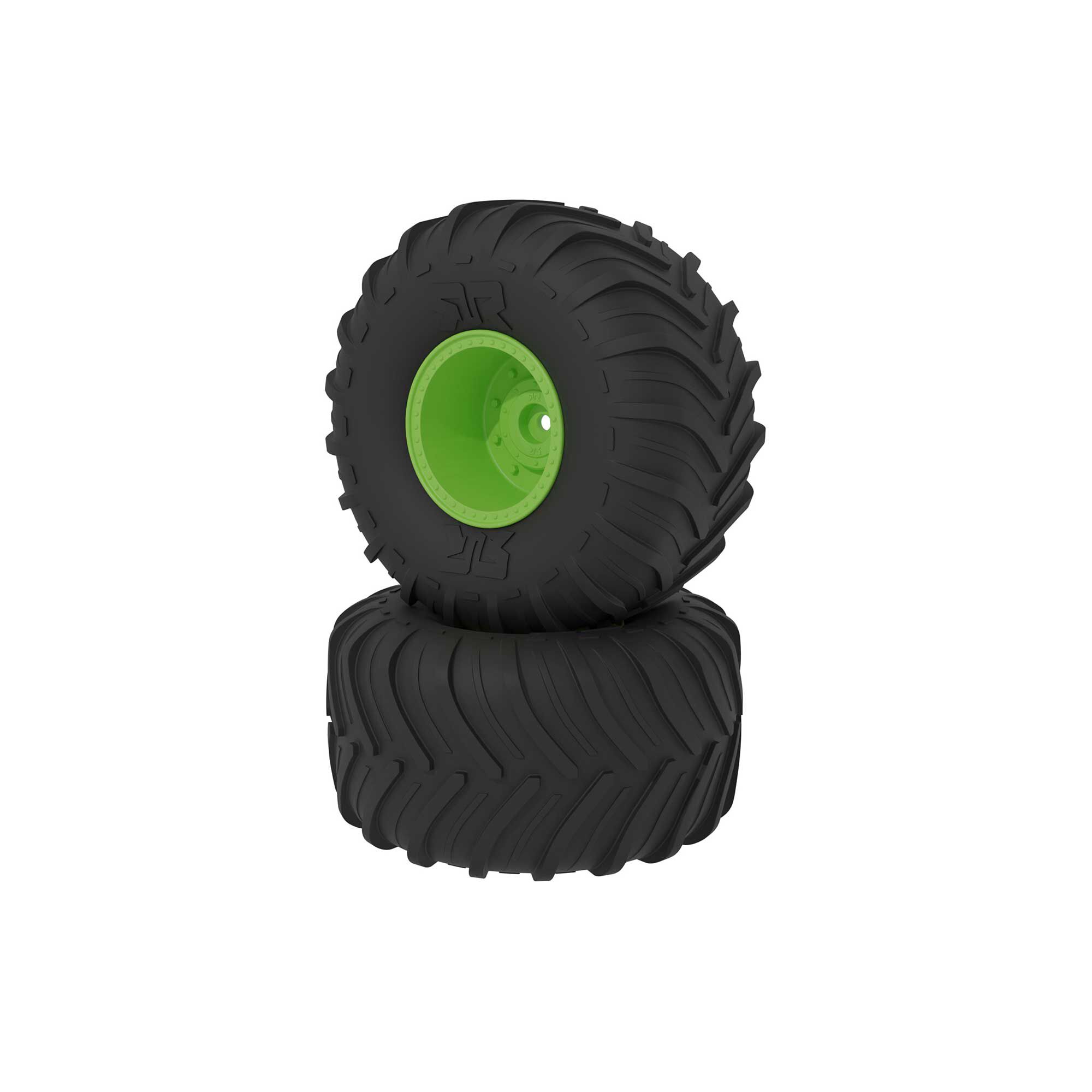 ARRMA dBoots Chevron MT Tire Set, Glued, Green-ARA-2531