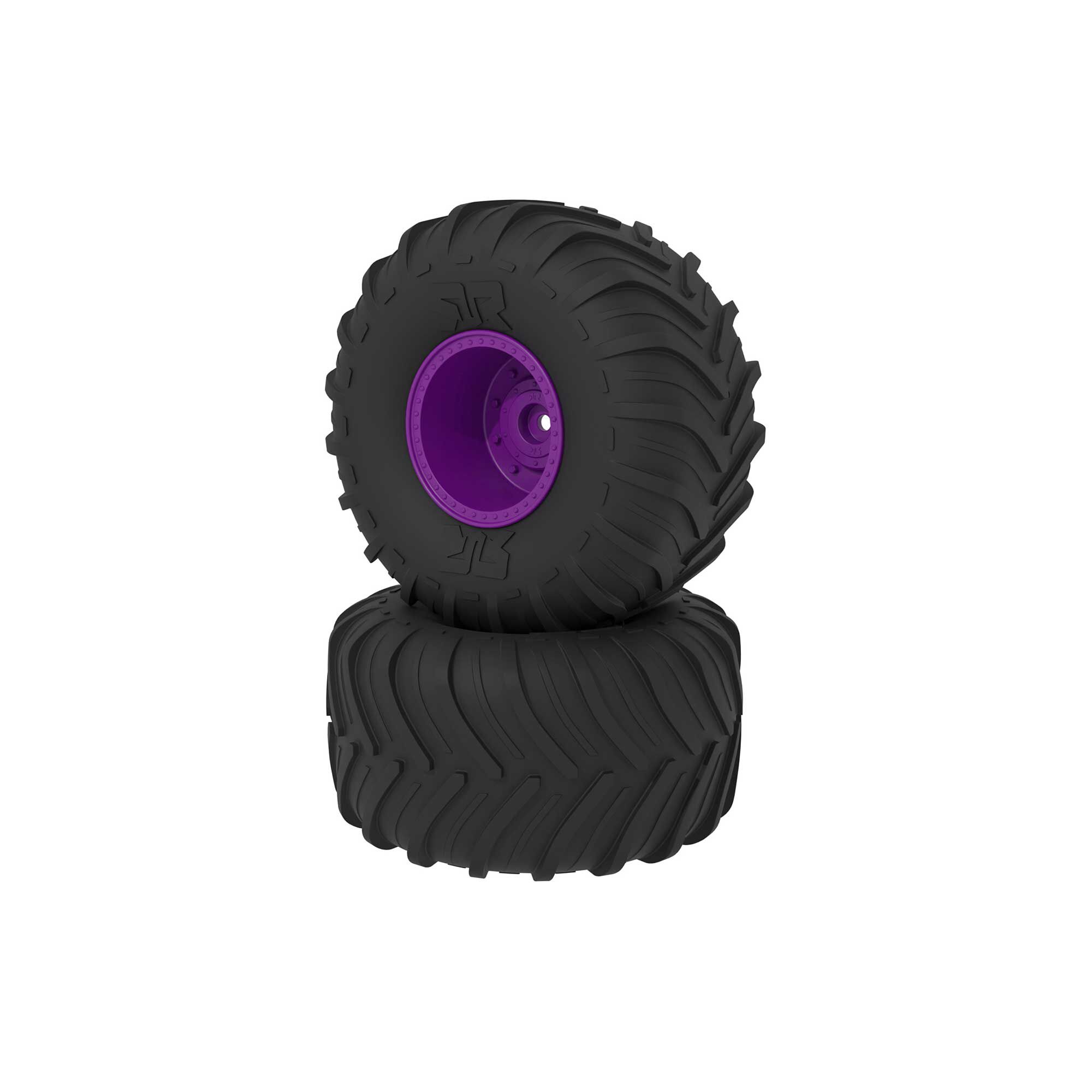 ARRMA dBoots Chevron MT Tire Set, Glued, Purple-ARA-2535