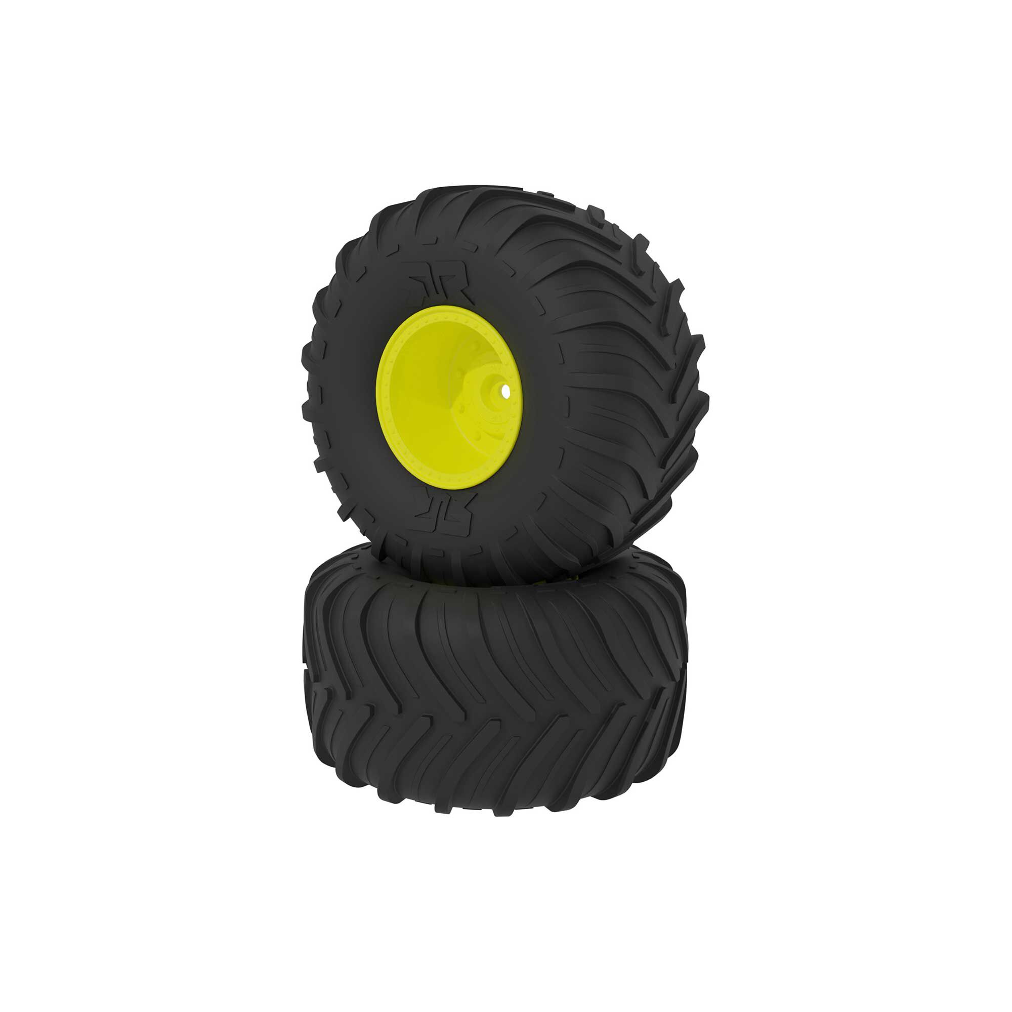 ARRMA dBoots Chevron MT Tire Set, Glued, Yellow-ARA-2536