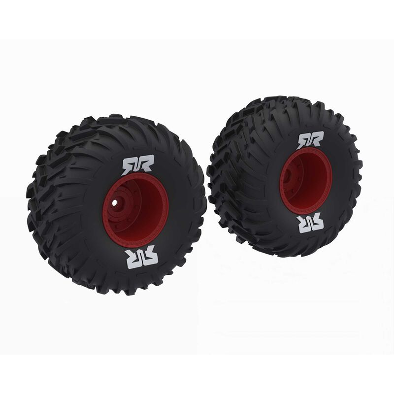 ARRMA dBoots Cut Chevron MT Tire Set Glued-ARA-2574/ARA-2575/ARA-2576