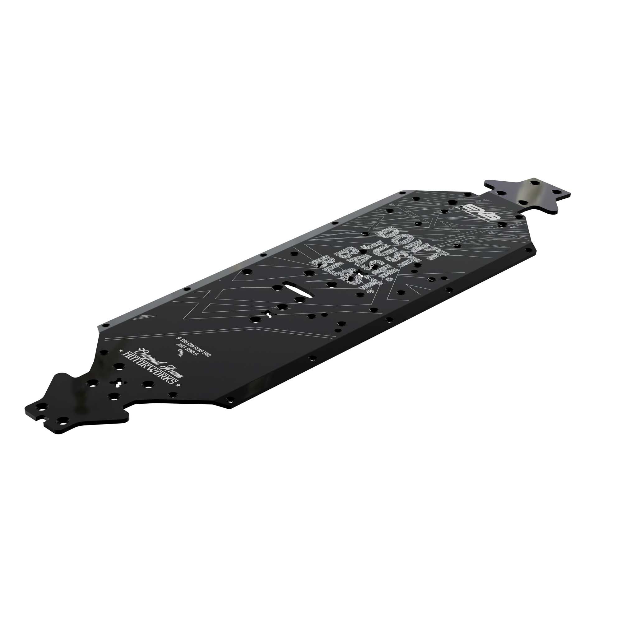 ARRMA Aluminum Chassis XLWB, Black-ARA-4300