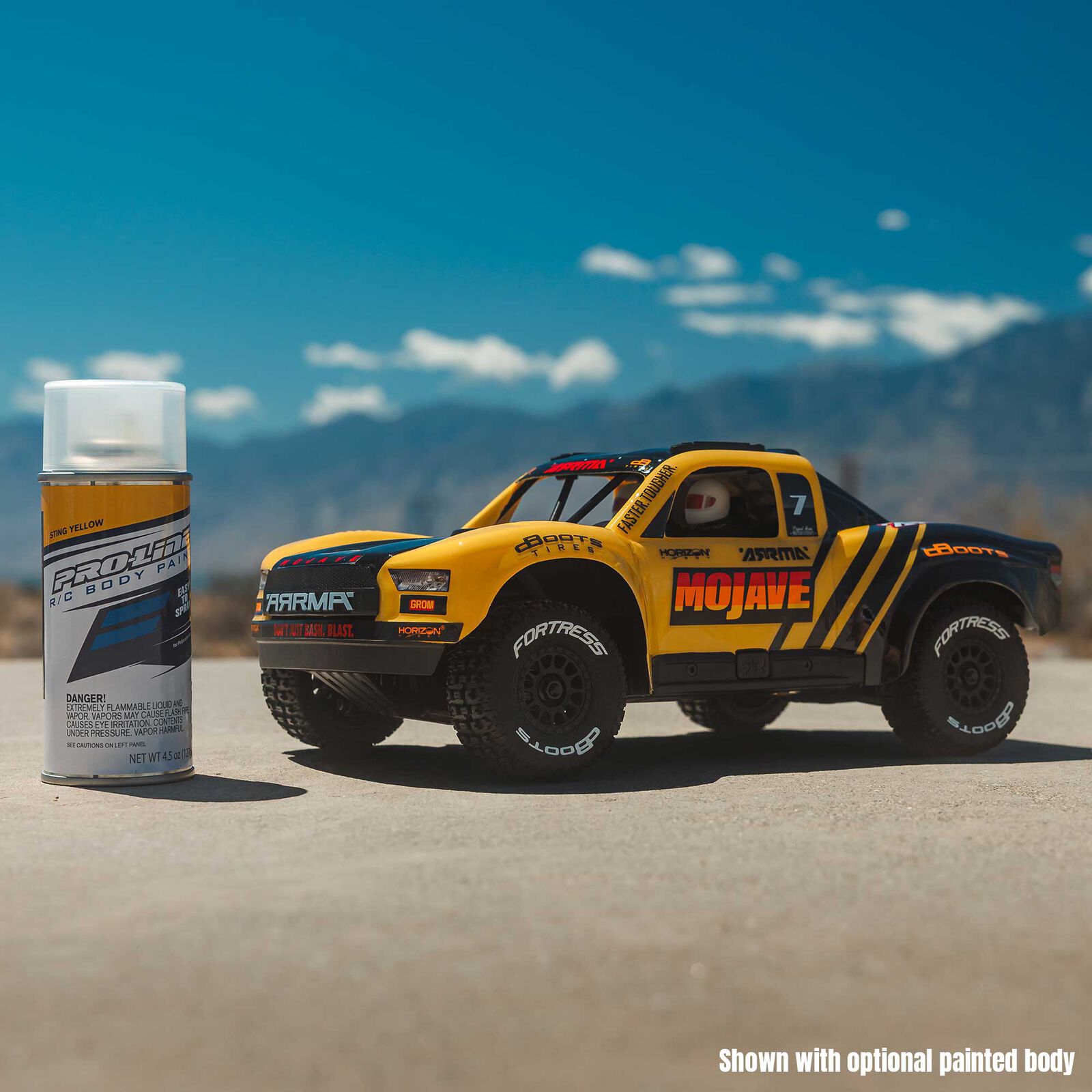 ARRMA 1/16 MOJAVE GROM RTA Kit (Battery & Charger Included)-ARA2104KT1