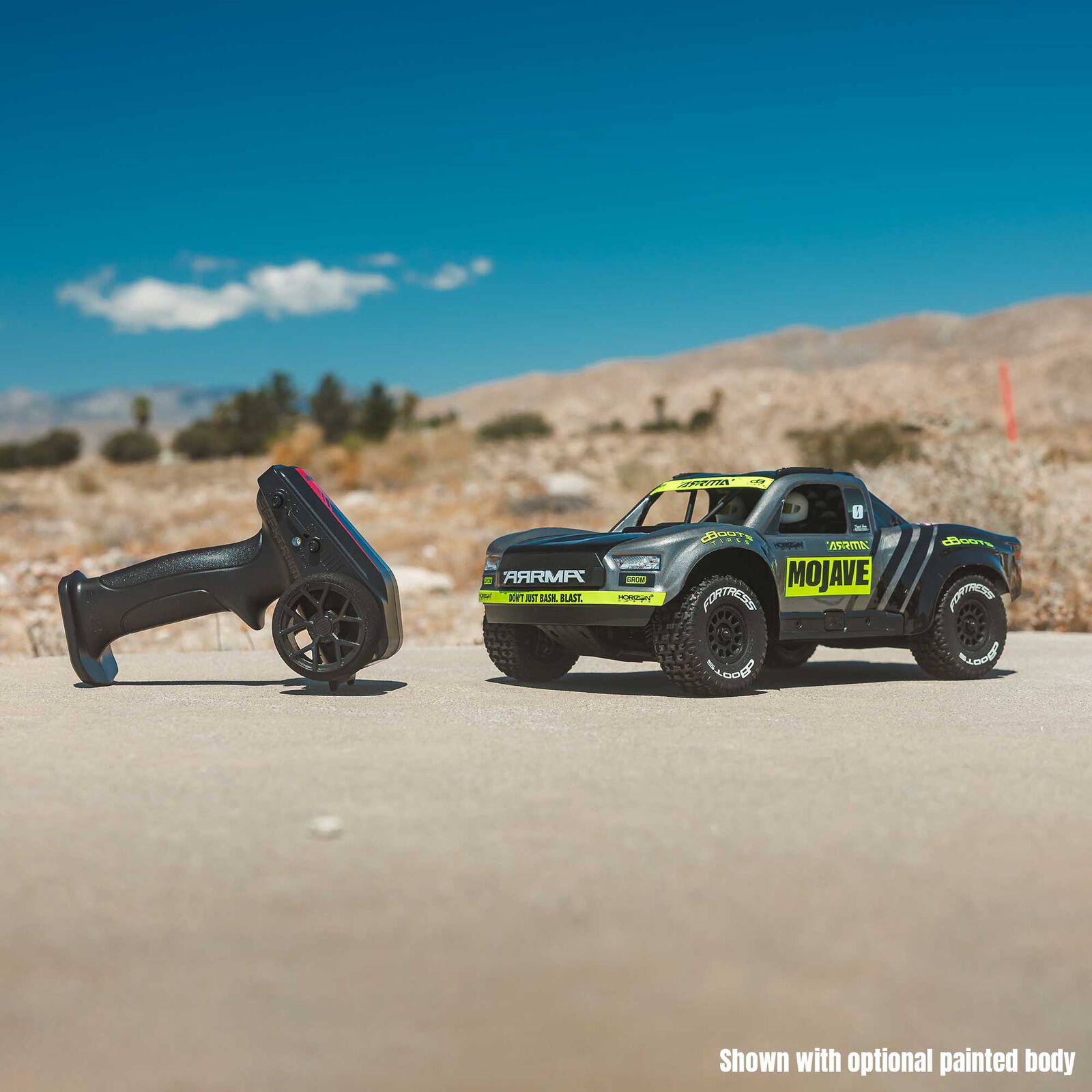 ARRMA 1/16 MOJAVE GROM RTA Kit (Battery & Charger Included)-ARA2104KT1