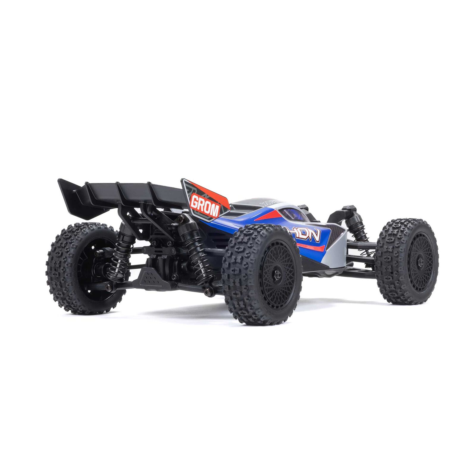  1/14 TYPHON GROM 4X4 RTR Brushed Buggy (Battery & Charger Included), Blue/Red