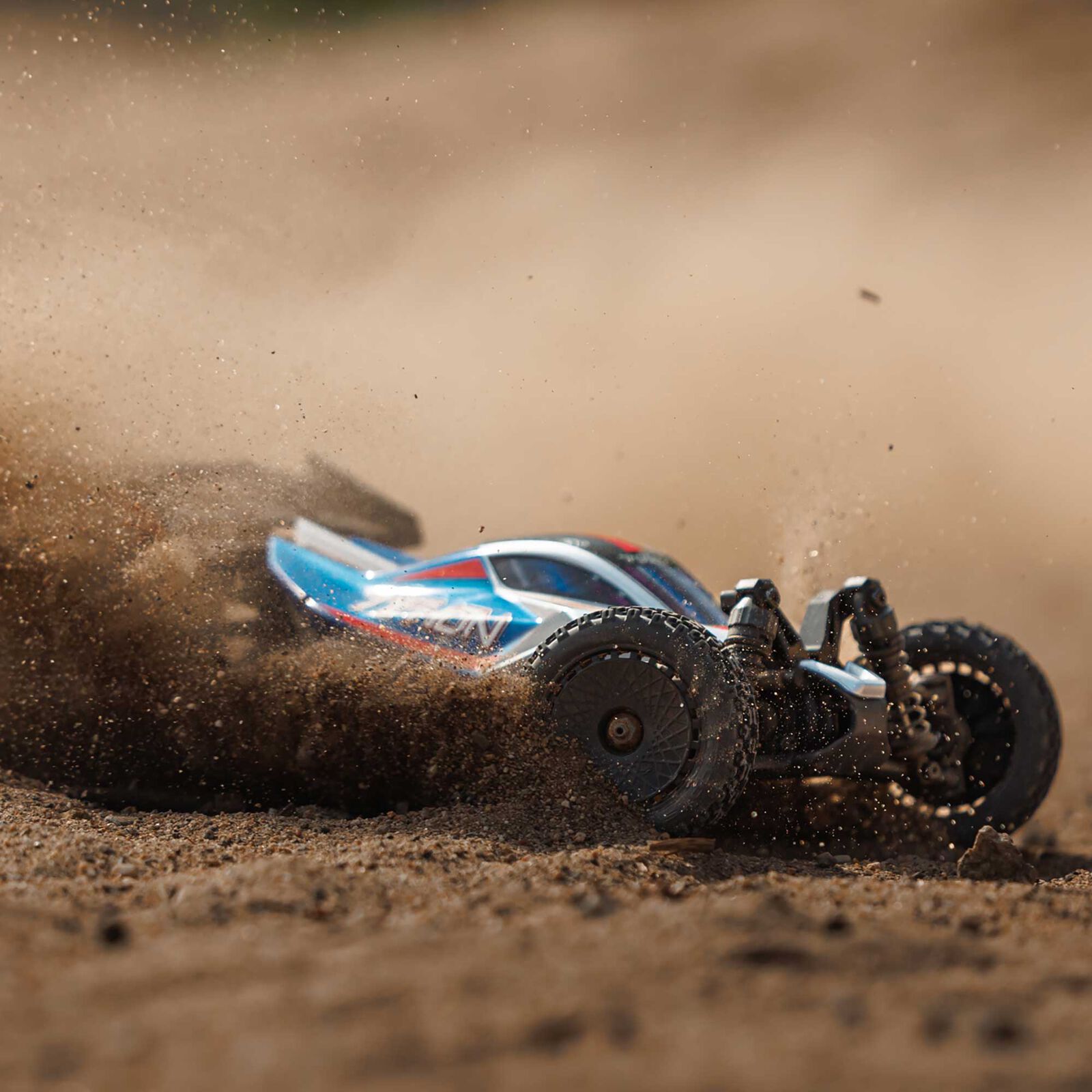  1/14 TYPHON GROM 4X4 RTR Brushed Buggy (Battery & Charger Included), Blue/Red