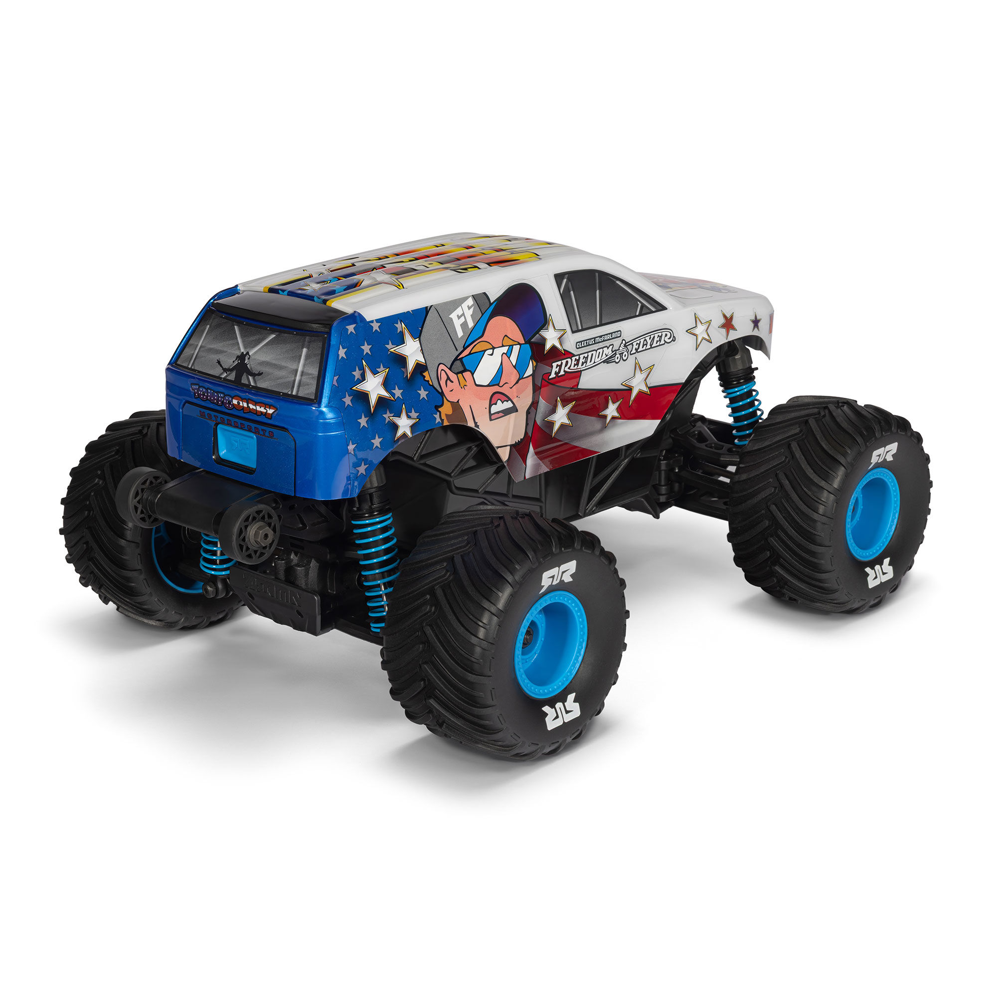 ARRMA 1/16 FREEDOM FLYER 4X4 RTR Monster Truck (Battery & Charger Included), White-ARA2130FF
