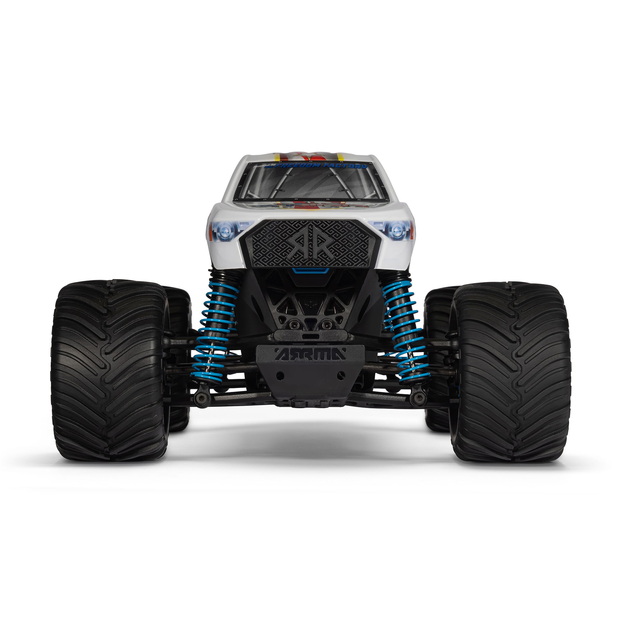 ARRMA 1/16 FREEDOM FLYER 4X4 RTR Monster Truck (Battery & Charger Included), White-ARA2130FF