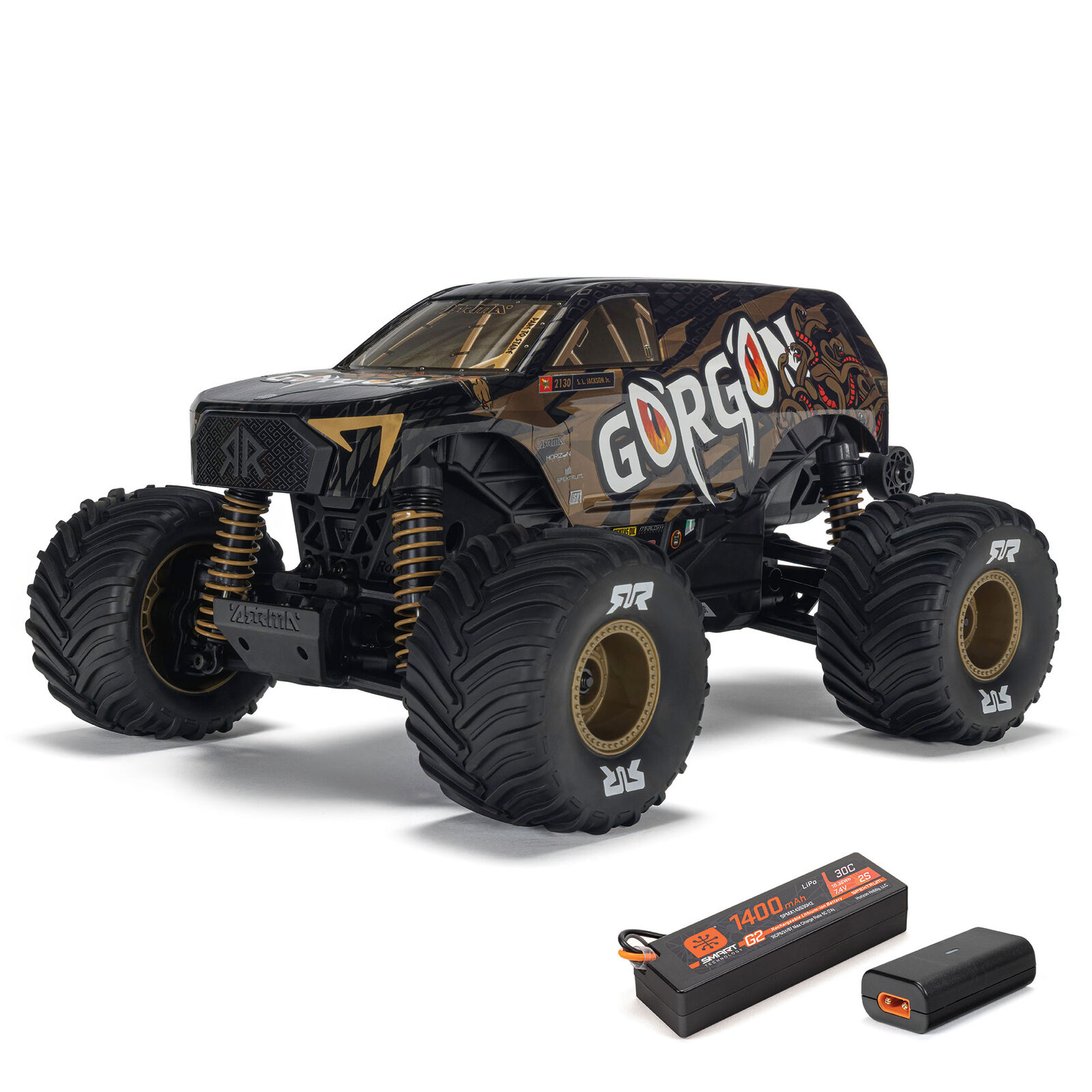ARRMA 1/16 GORGON GROM 4X4 RTR Brushed Monster Truck (Battery & Charger Included)-ARA2130T1/ARA2130T2/ARA2130T3