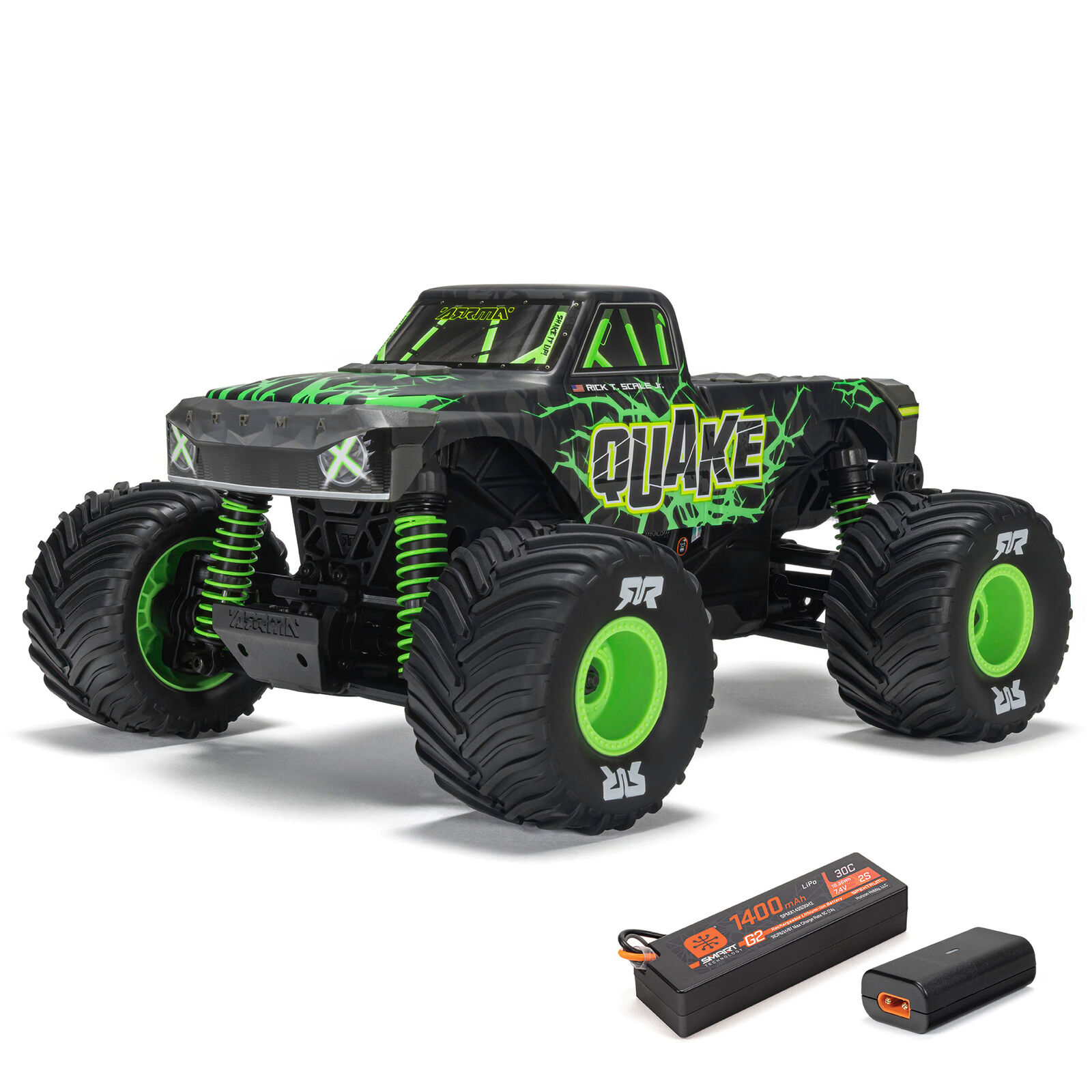 ARRMA 1/16 QUAKE GROM 4X4 RTR Brushed Monster Truck (Battery & Charger Included)-ARA2137T1，ARA2137T2，ARA2137T3