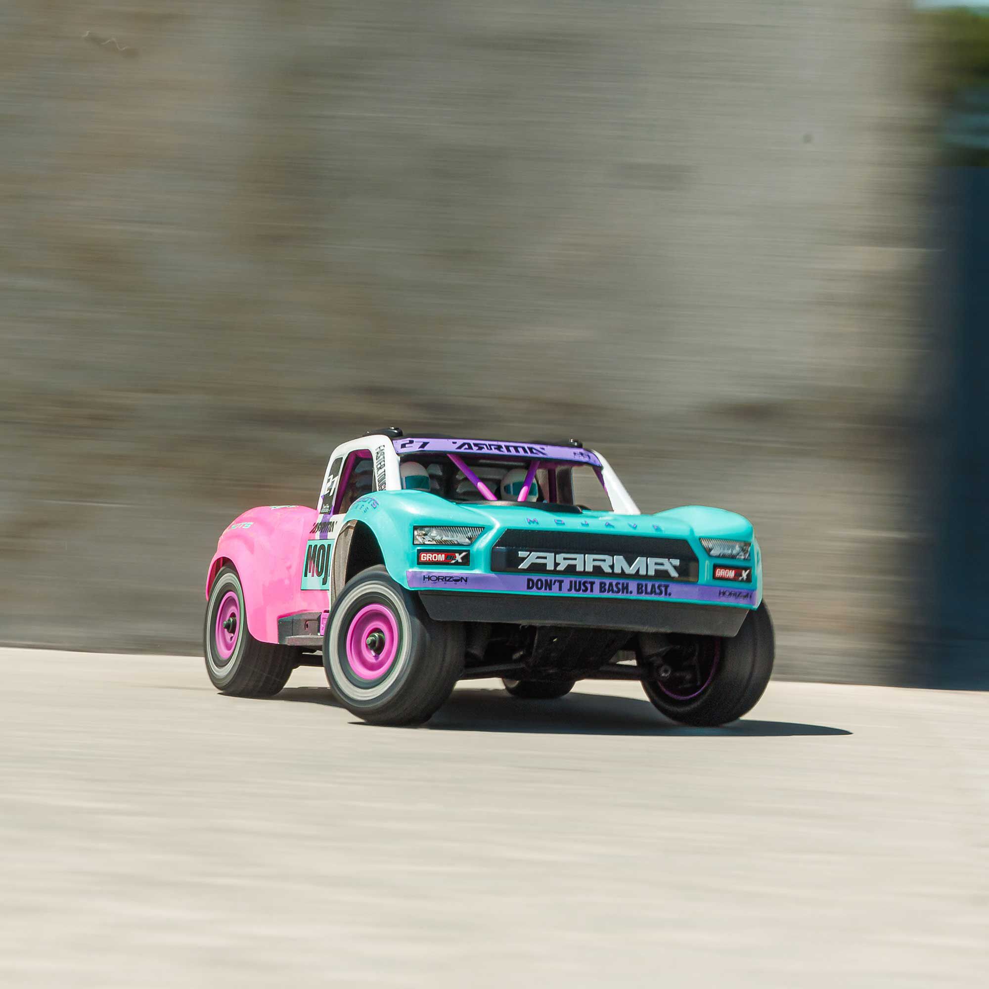 1/16 MOJAVE GROM 223S DSC 4X4 RTR Brushless Desert Truck, Teal