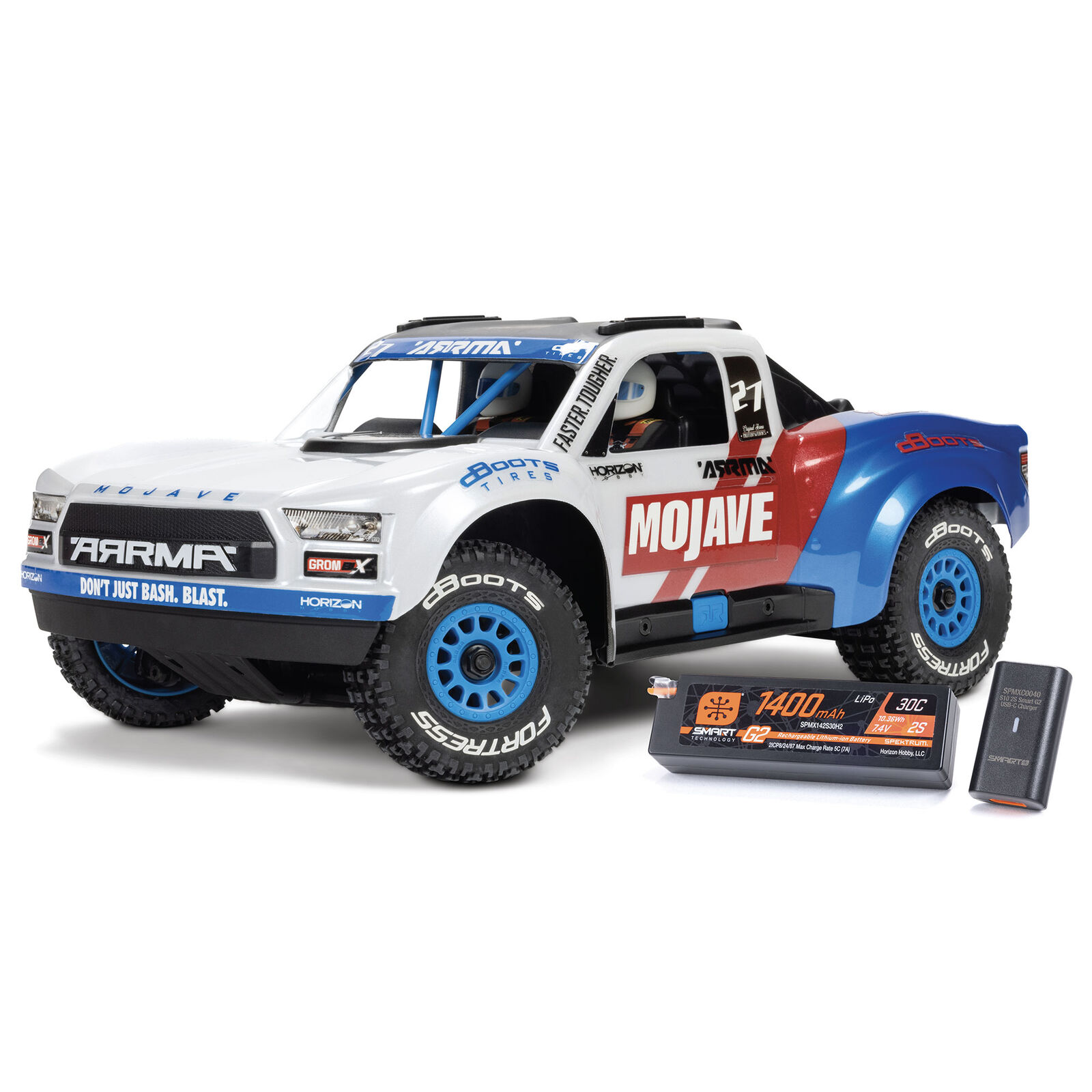 1/16 MOJAVE GROM 223S DSC 4X4 RTR Brushless Desert Truck, Battery & Charger Included (Ships within 5-7 days)