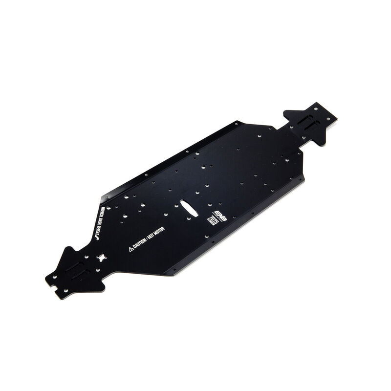 Aluminum Chassis CNC 7075 T6 SWB Black: EXB-ARA320572