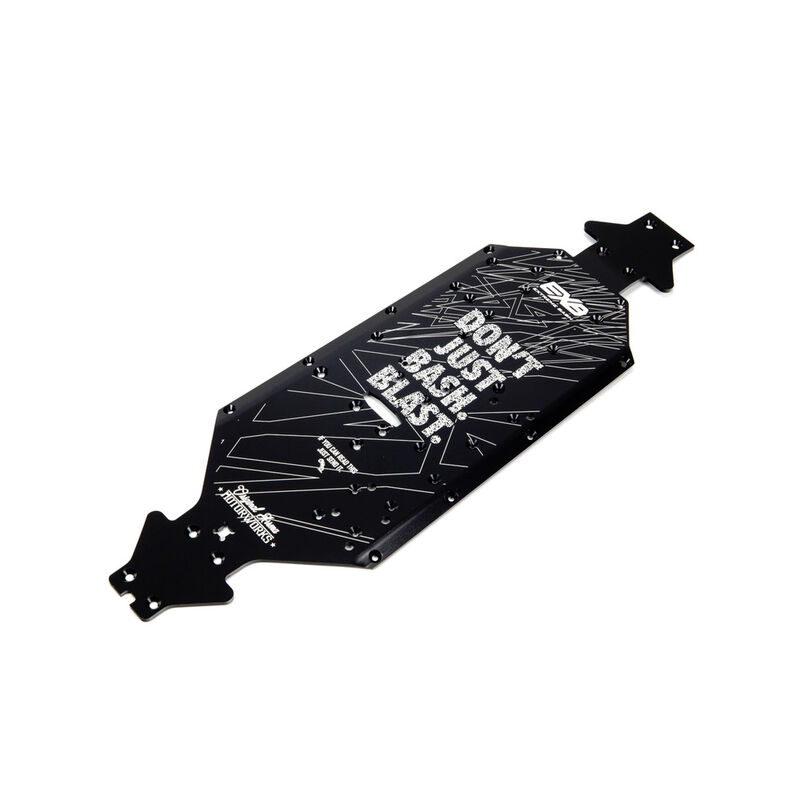 Aluminum Chassis CNC 7075 T6 SWB Black: EXB-ARA320572