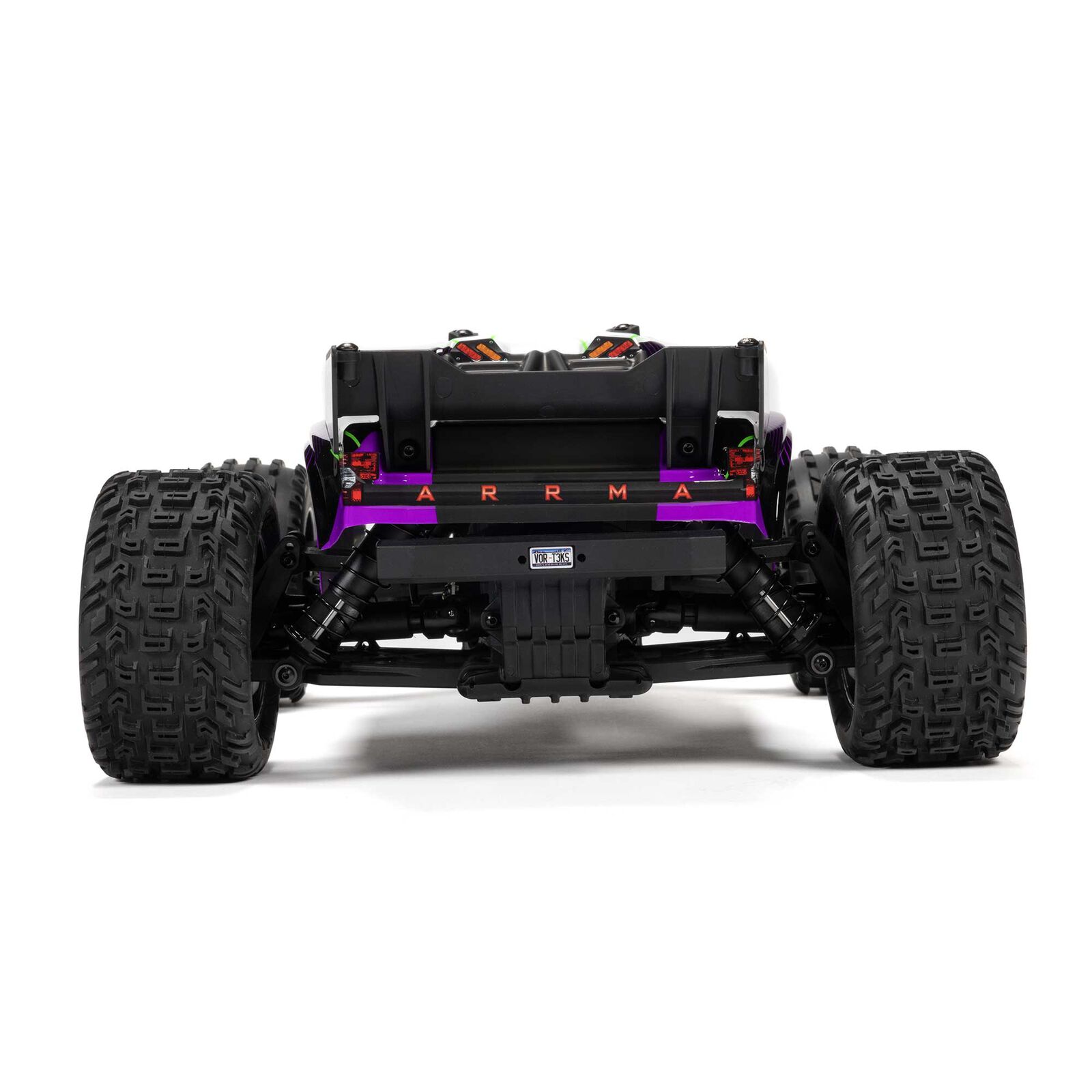 1:10 VORTEKS 2WD RTR Brushed Stadium Truck (Battery & Charger Included), Orange&Purple