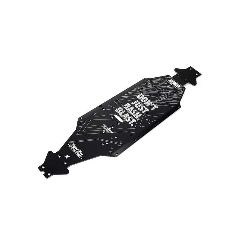 ARRMA Aluminum Chassis CNC 7075 T6 XLWB Black-ARA320610