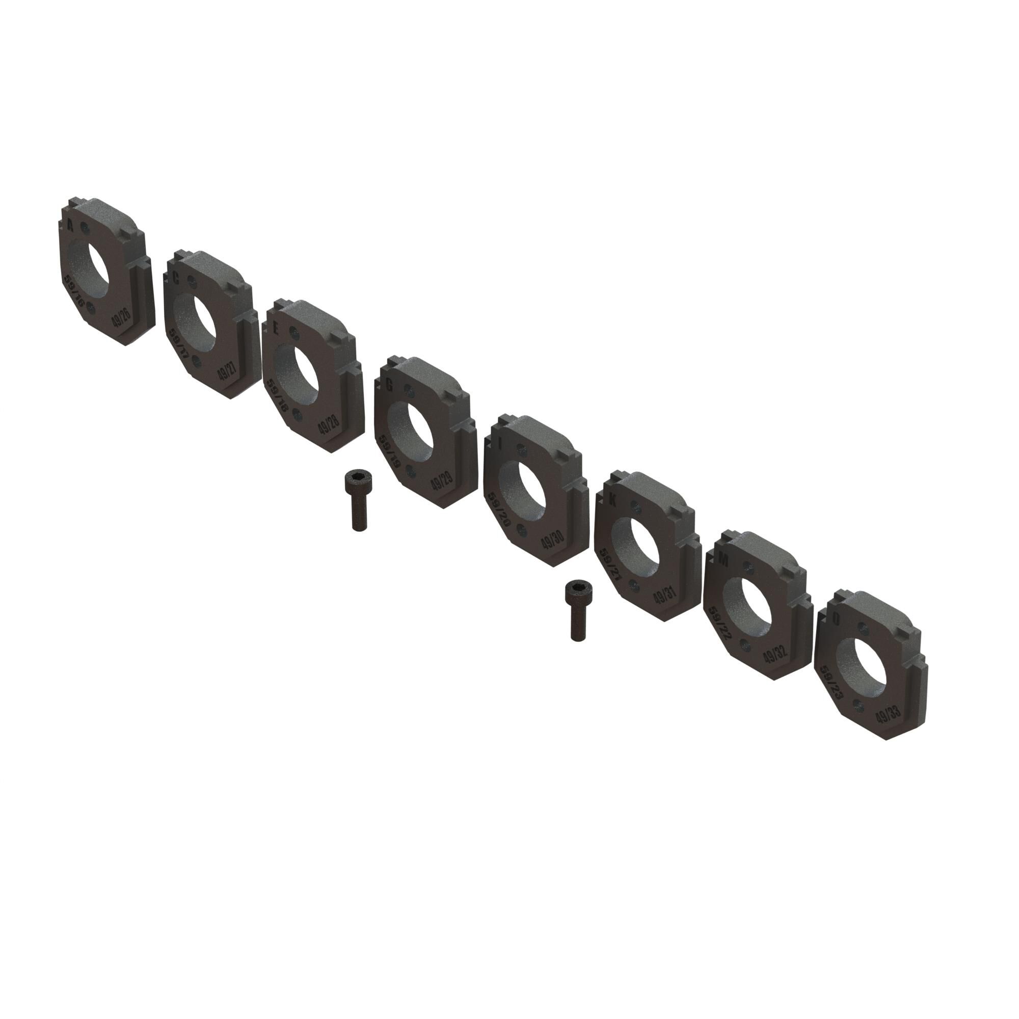 ARRMA Motor Mount Set (8)-ARA320744