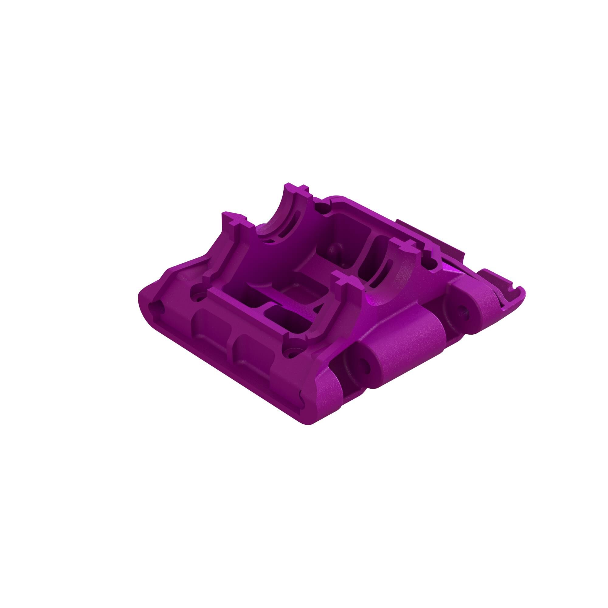 ARRMA Rear Lower Skid/Gearbox Mount, Purple-ARA320770