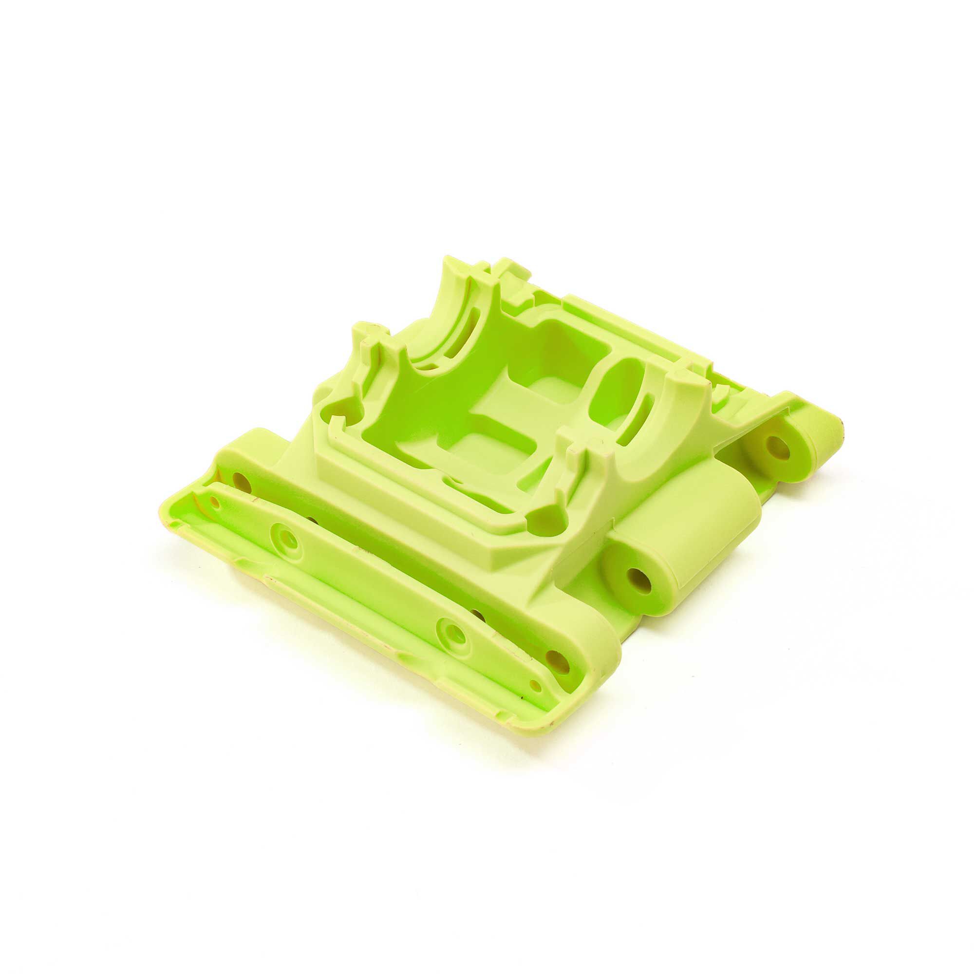 ARRMA Rear Lower Skid/Gearbox Mount, Fluorescent Yellow-ARA320774