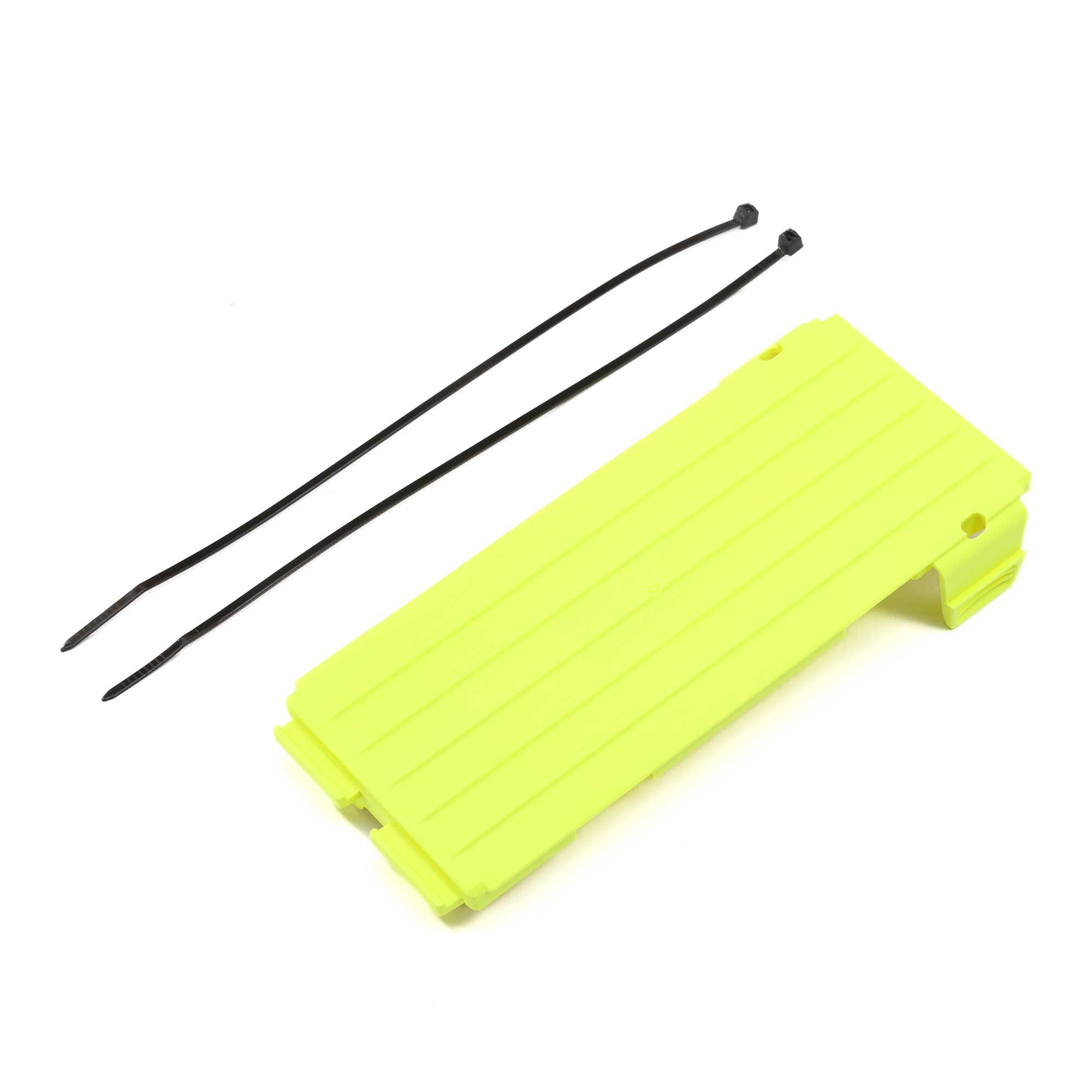 ARRMA Battery Door Set, Fluorescent Yellow-ARA320775