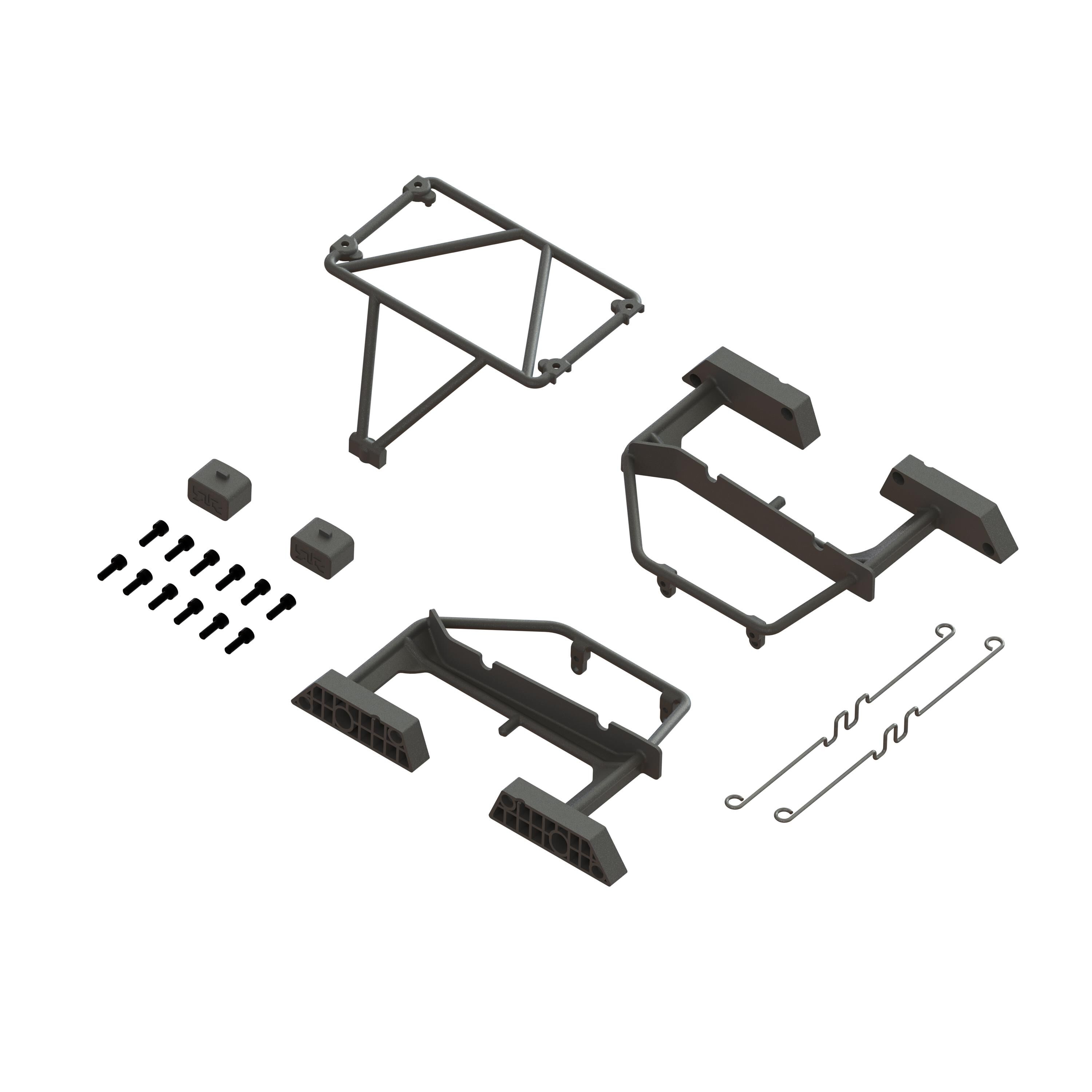ARRMA Desert Truck Body Roll Cage Set, Black: GROM-ARA320821