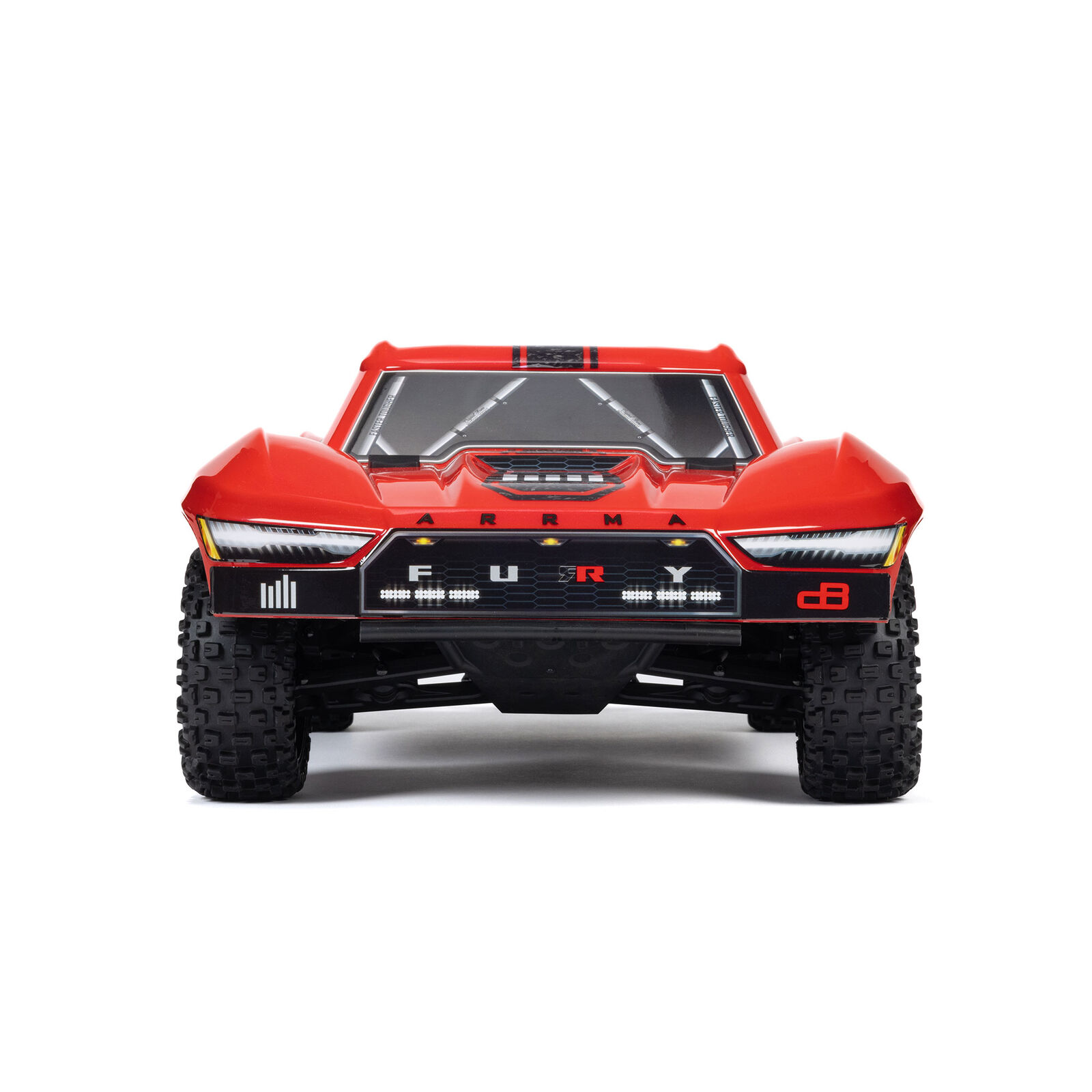 1/10 FURY 2WD RTR Brushed Short Course Truck (Battery & Charger Included), Red