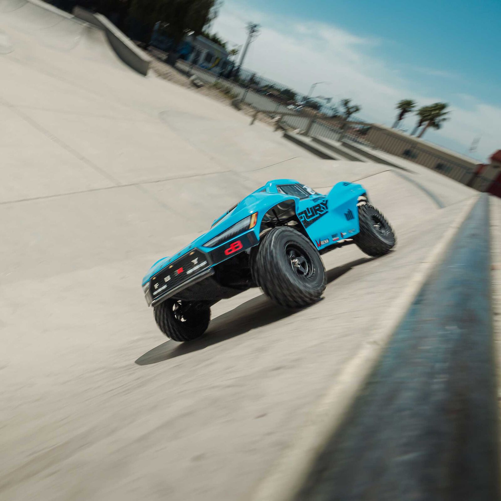 1/10 FURY 2WD RTR Brushed Short Course Truck (Battery & Charger Included), Red