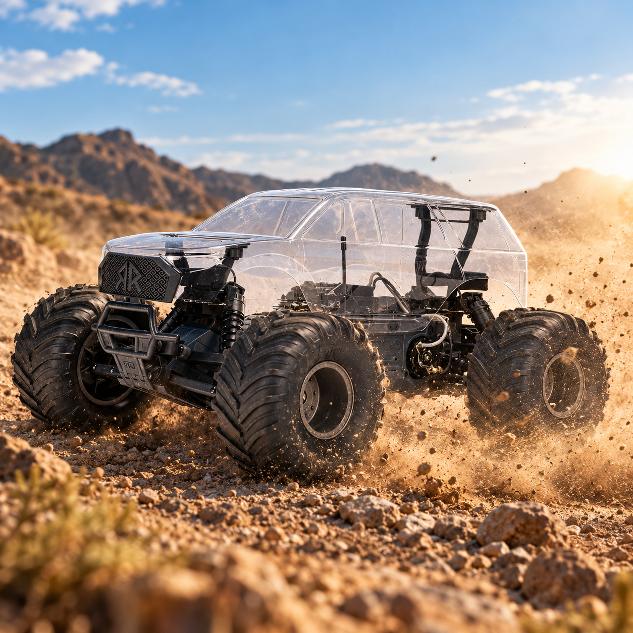ARRMA 1:10 GORGON 2S 2WD RTA Kit Brushed Monster Truck-ARA3230SKT1/ARA3230SKT2