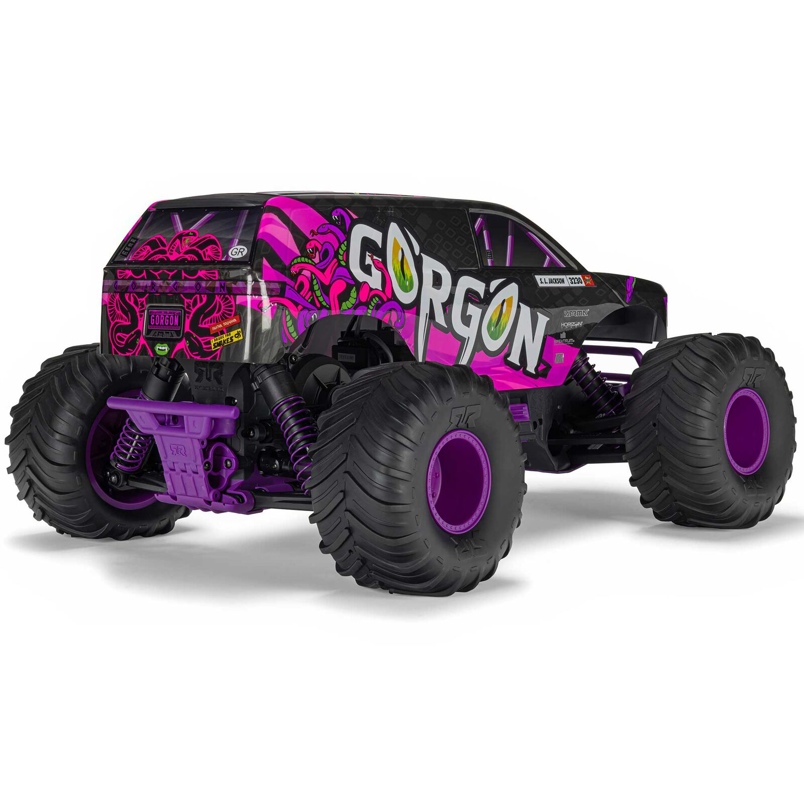 ARRMA 1:10 GORGON 2WD RTA Kit Brushed RC Monster Truck w/ Battery & Charger-ARA3230ST1/ARA3230ST1/ARA3230ST3