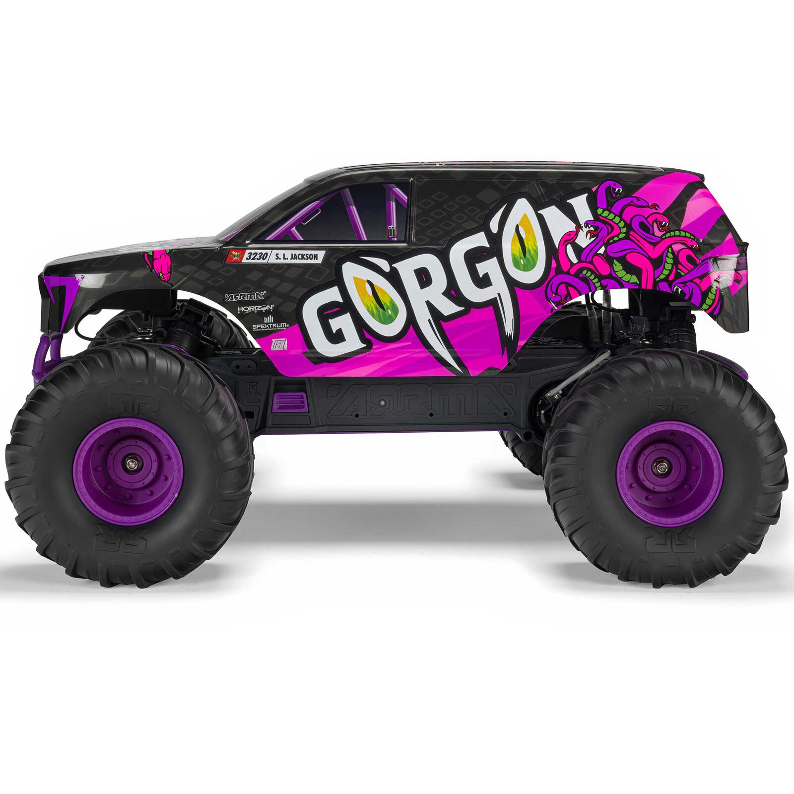 ARRMA 1:10 GORGON 2WD RTA Kit Brushed RC Monster Truck w/ Battery & Charger-ARA3230ST1/ARA3230ST1/ARA3230ST3