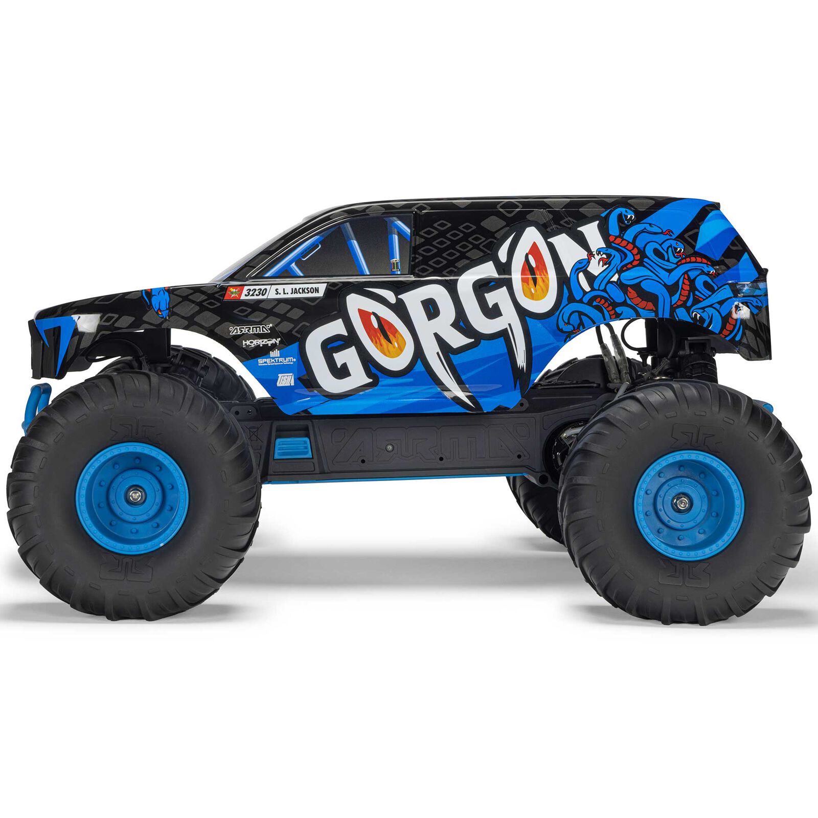ARRMA 1:10 GORGON 2WD RTA Kit Brushed RC Monster Truck w/ Battery & Charger-ARA3230ST1/ARA3230ST1/ARA3230ST3