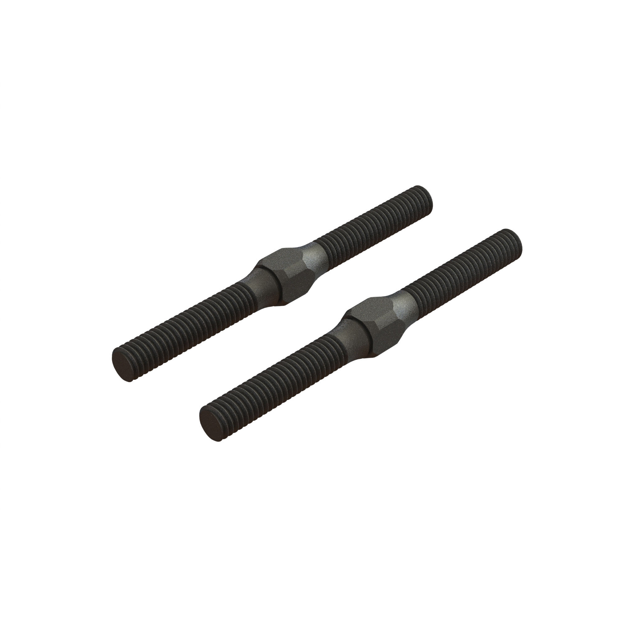 ARRMA Steel Turnbuckle, M4 x 48mm, Black (2)-ARA330542