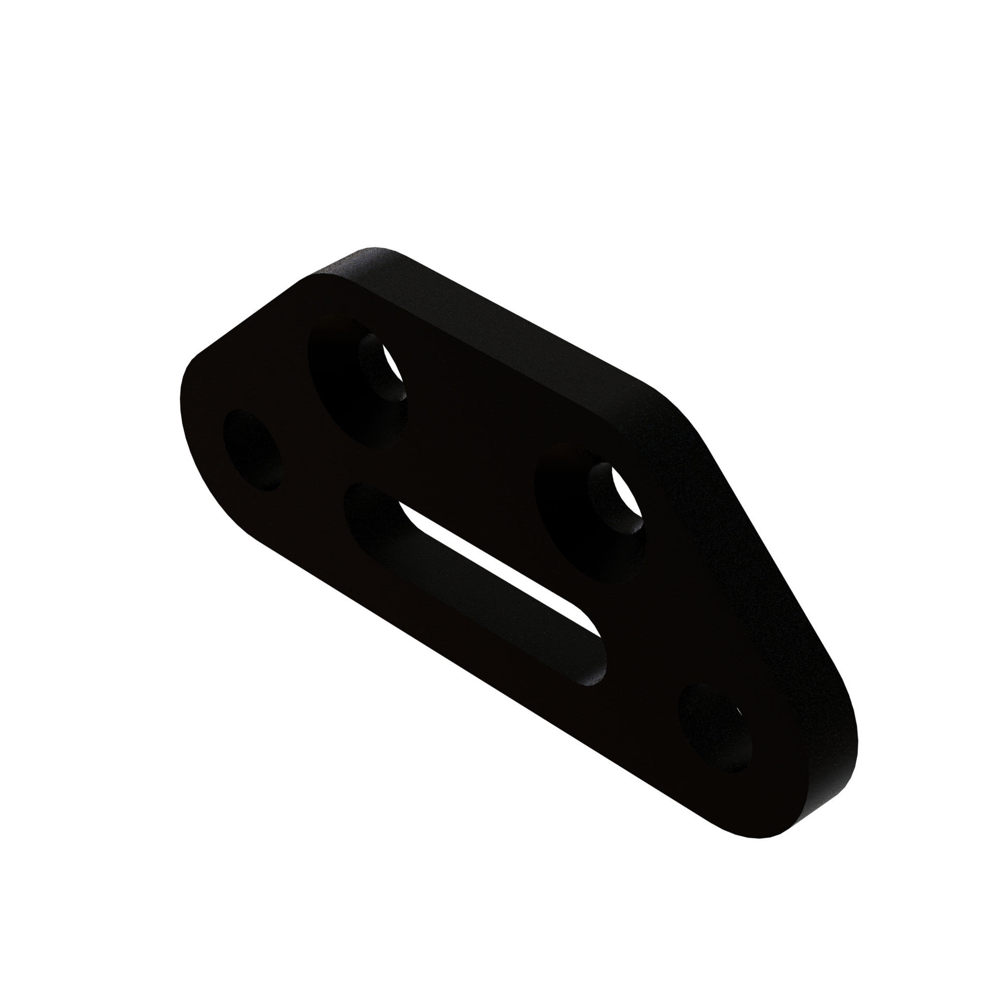 ARRMA Aluminum Front Suspension Mount: Black-ARA330754