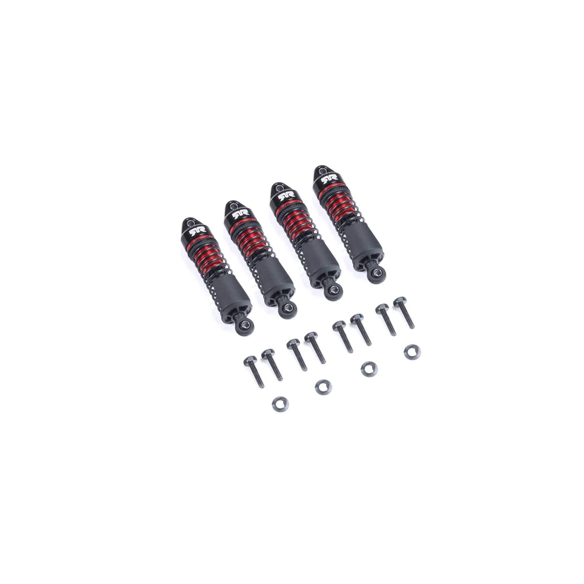ARRMA Aluminum Shock Set, 58mm Length, 300cSt Oil (4): GROM-ARA330824