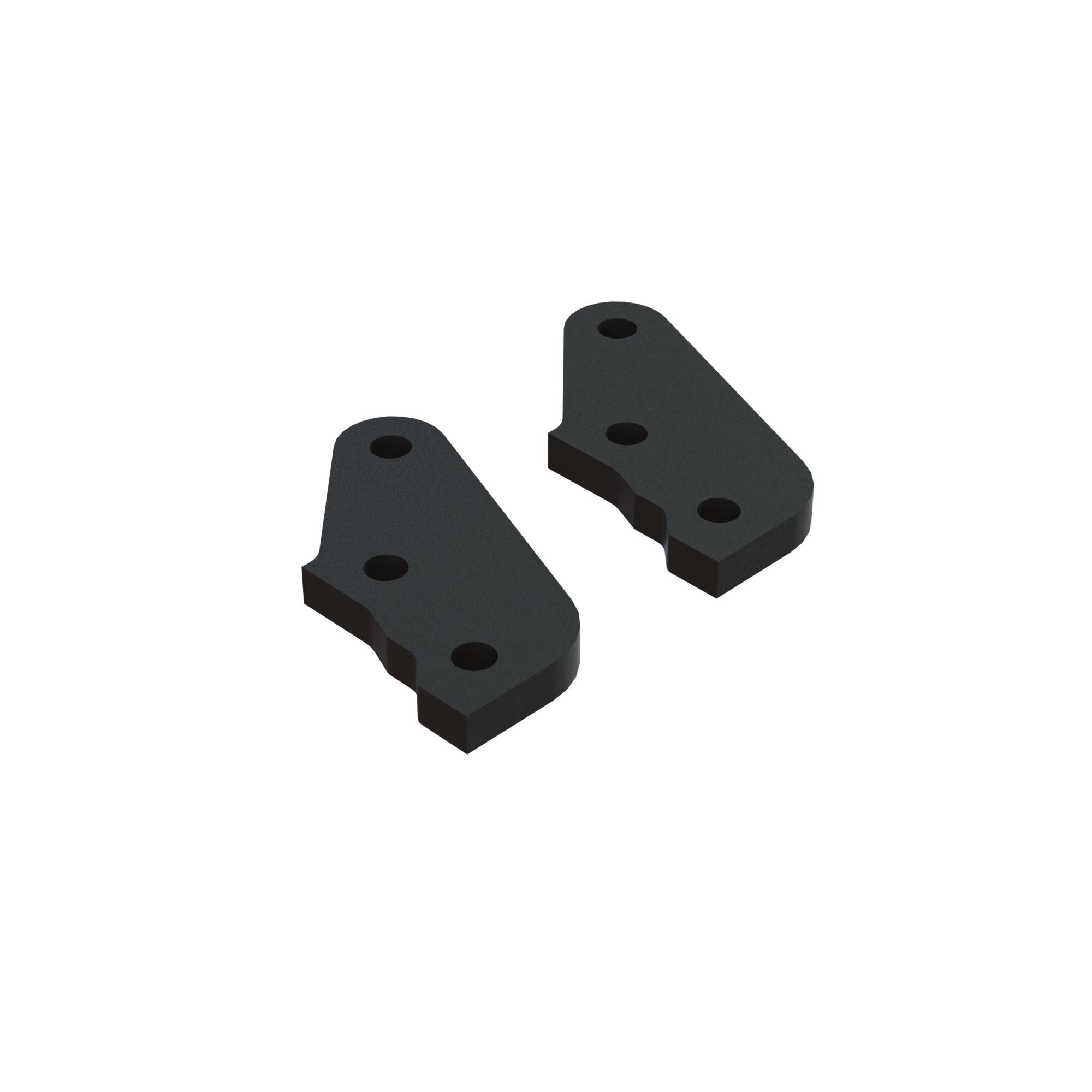 ARRMA Aluminum Steering Plate Black (2)-ARA340188