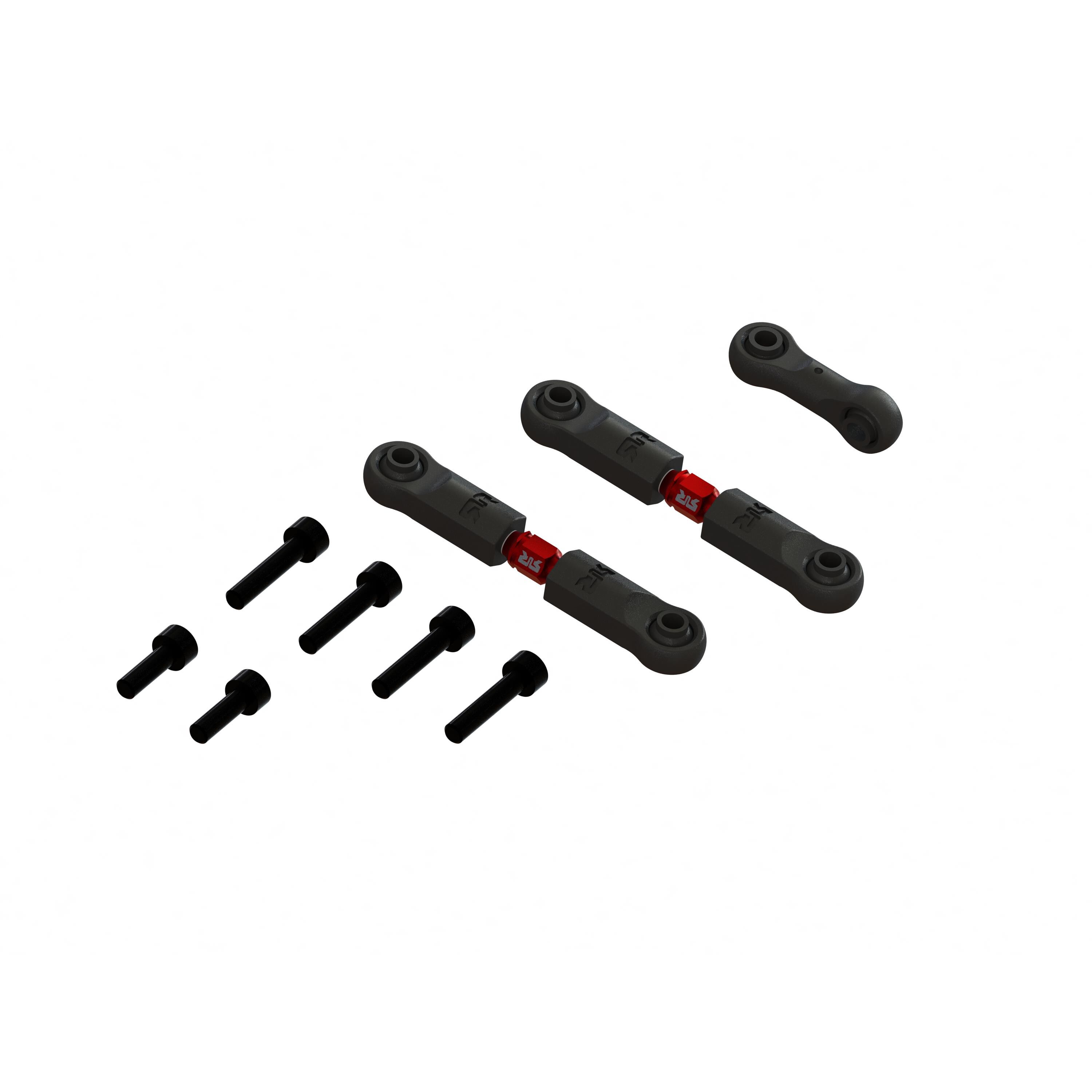 ARRMA Aluminum Adjustable Steering Links Set B (2): MOJAVE GROM-ARA340217