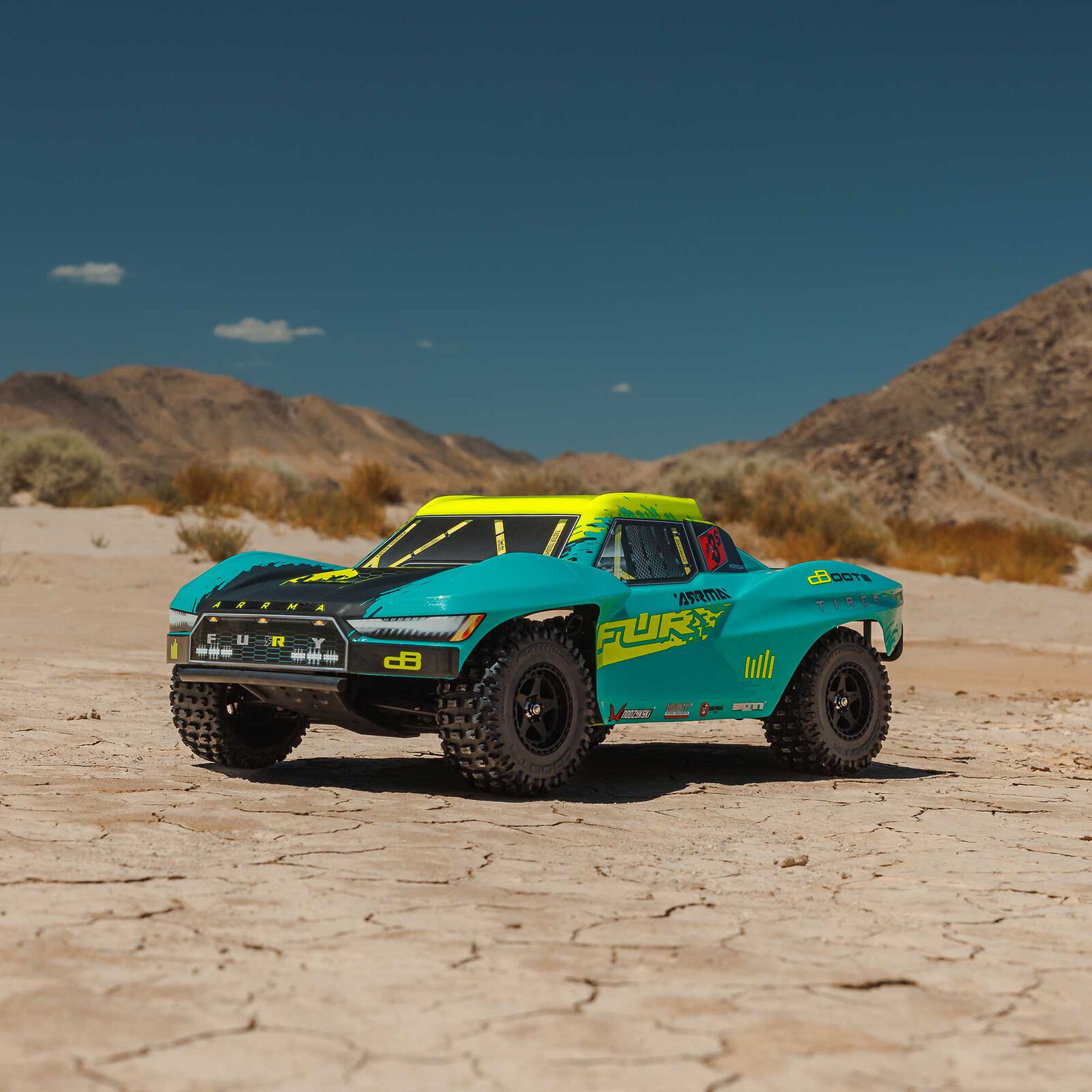 1/10 FURY 223S DSC 2WD RTR Brushless Short Course Truck, Blue