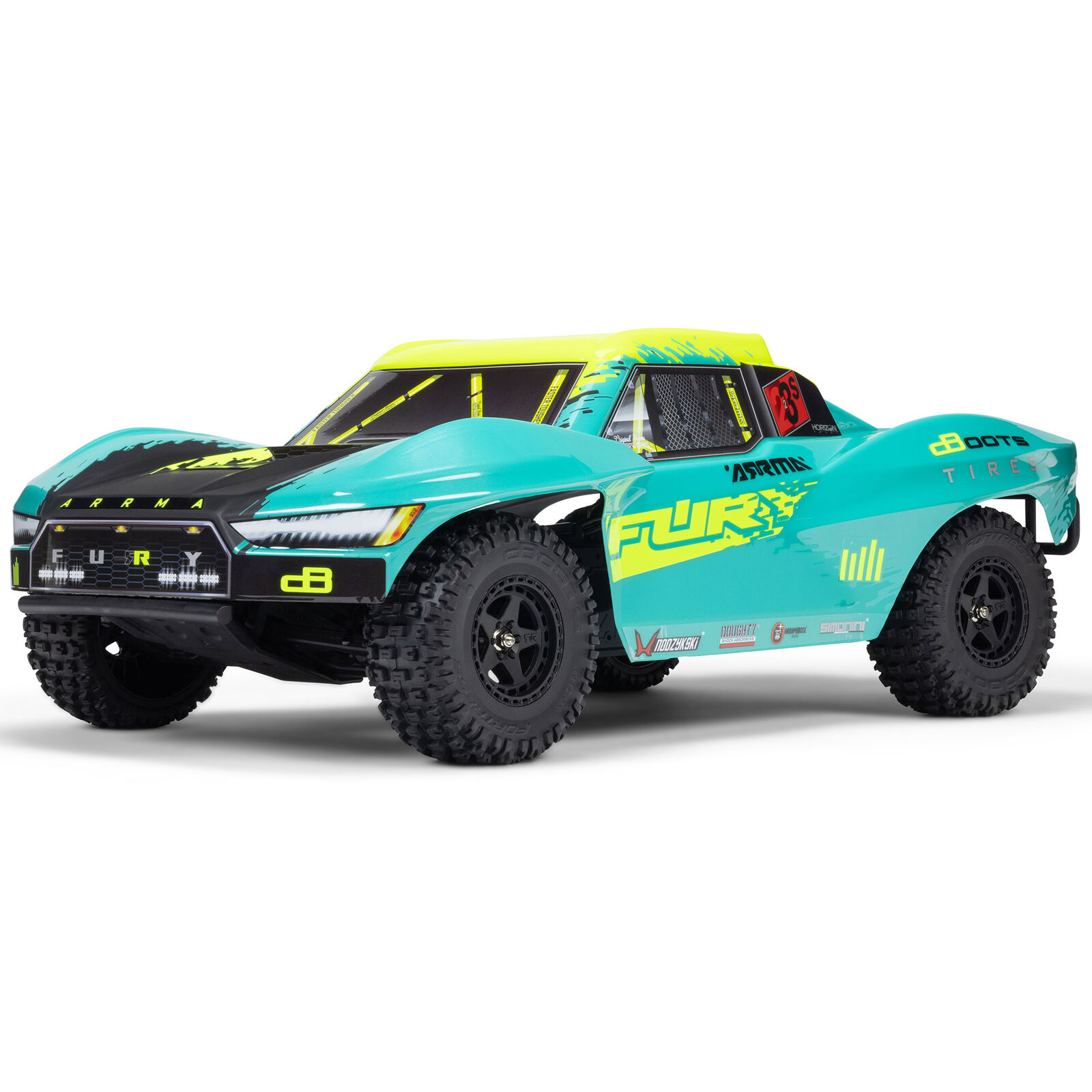 1/10 FURY 223S DSC 2WD RTR Brushless Short Course Truck, Blue