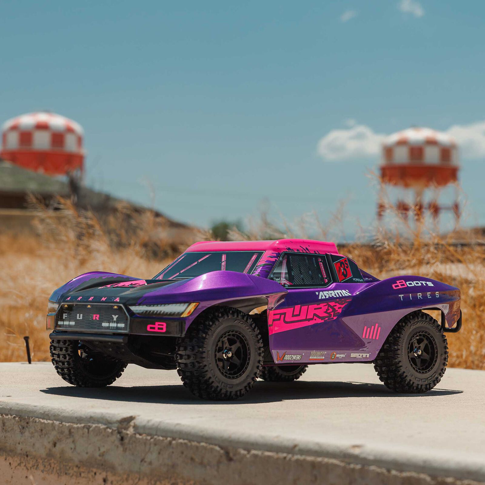 ARRMA 1:10 FURY 223S DSC 2WD RTR Brushless Short Course Truck-ARA3521T1/ARA3521T2